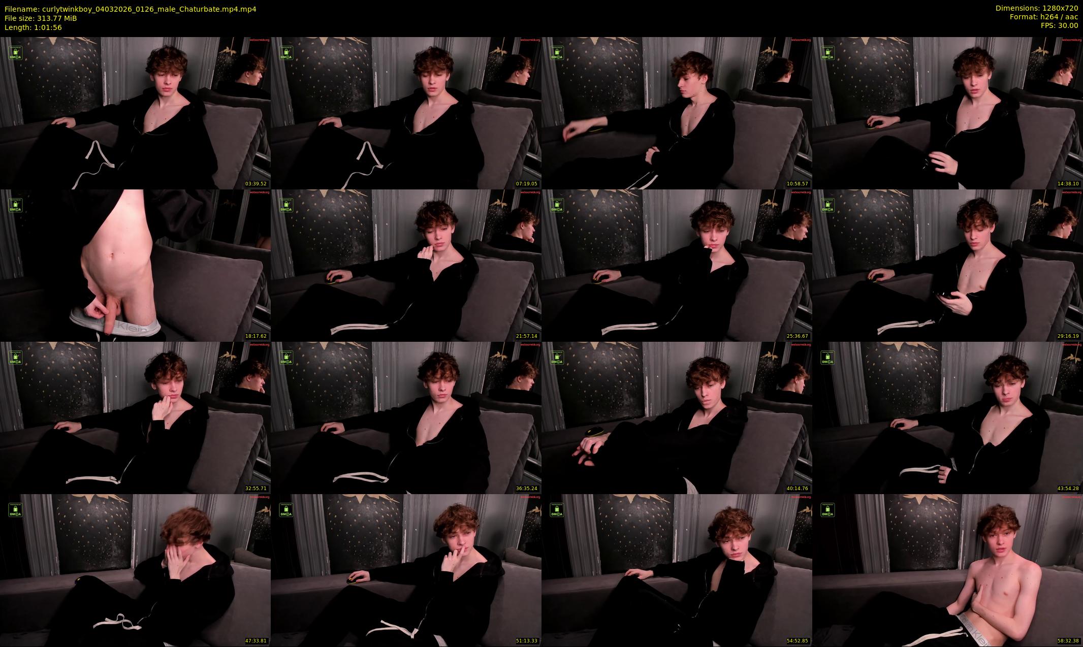 curlytwinkboy — 62 minute Chaturbate male cam show recording, 720p, Mar 4, 2026