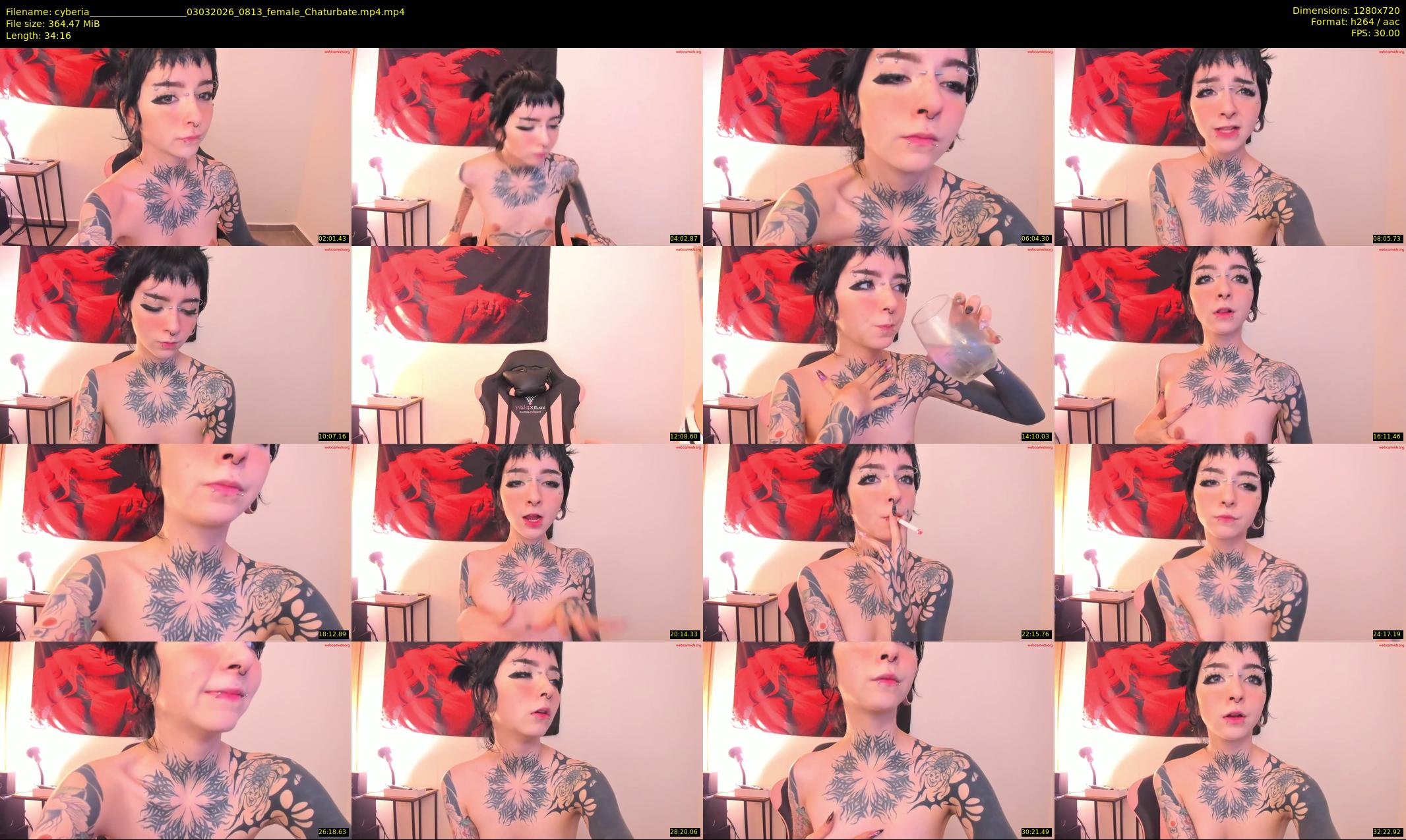 cyberia____________________ — 35 minute Chaturbate female cam show recording, 720p, Mar 3, 2026