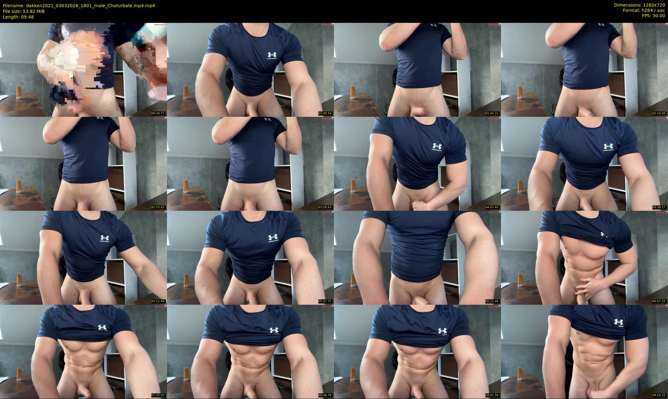 dakken2021 — 10 minute Chaturbate male cam show recording, 720p, Mar 3, 2026