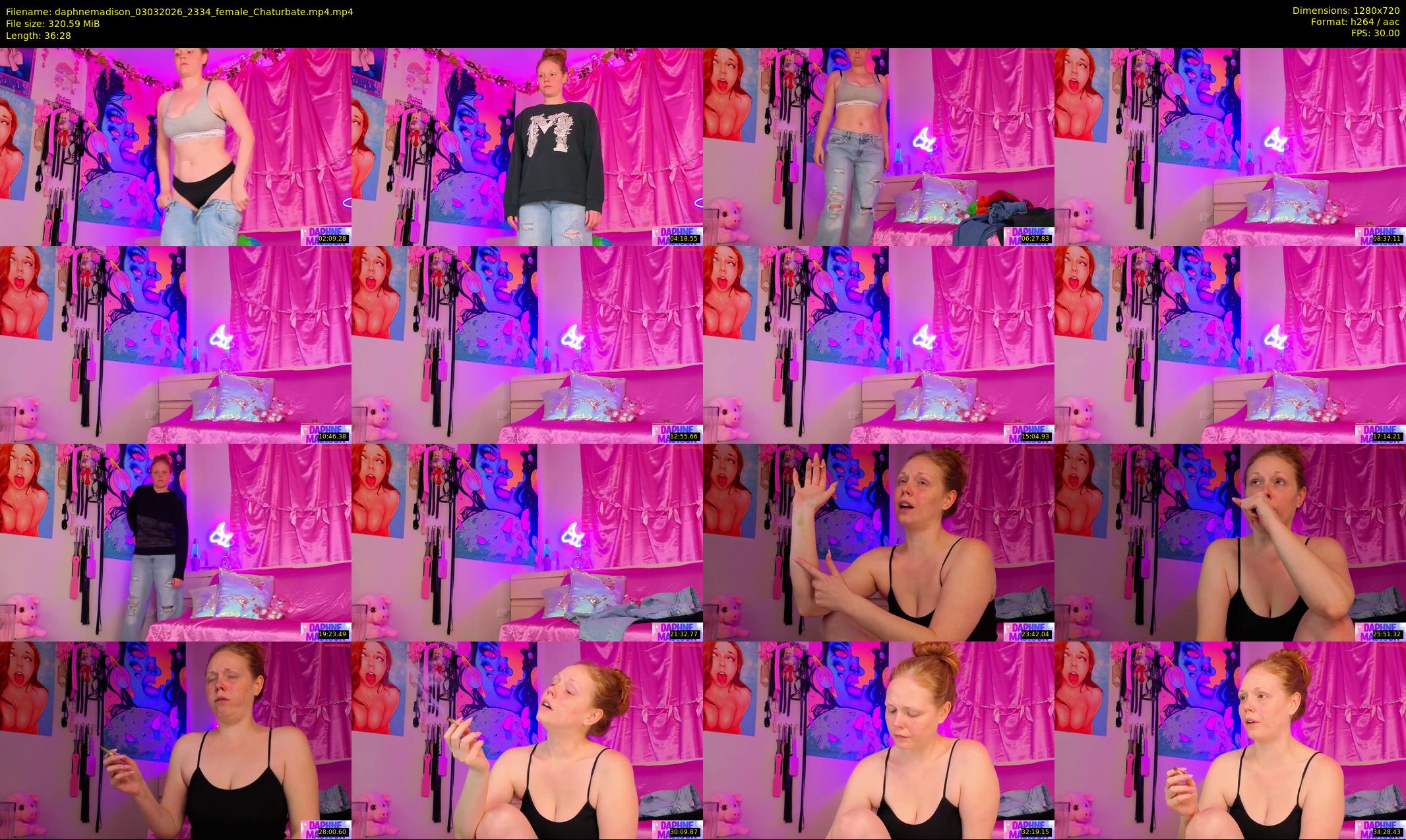 daphnemadison — 37 minute Chaturbate couple cam show recording, 720p, Mar 3, 2026