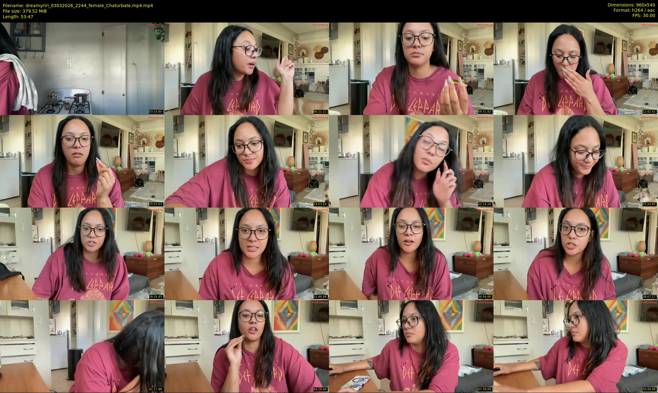 dreamyriri — 54 minute Chaturbate female cam show recording, 480p, Mar 3, 2026