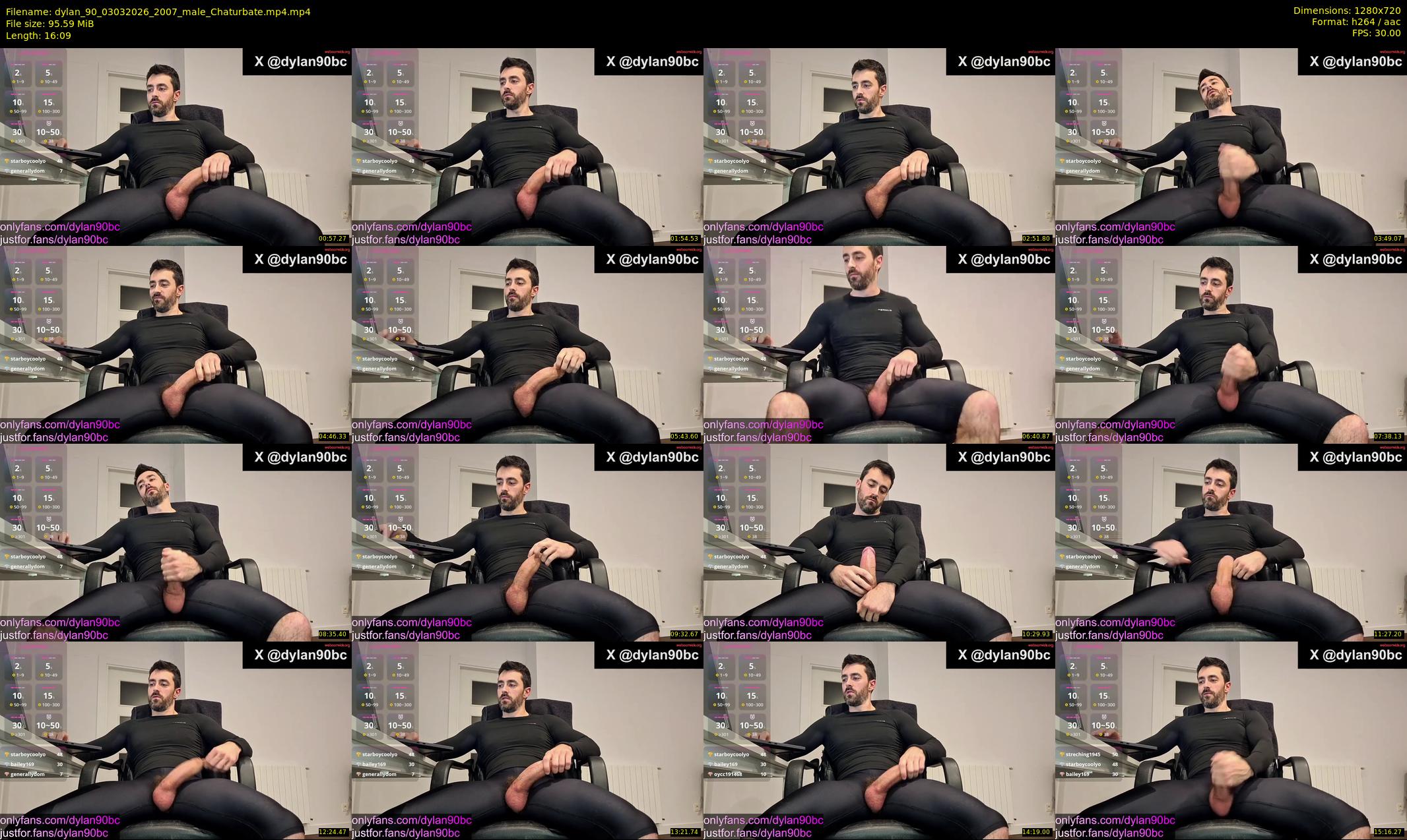dylan_90 — 17 minute Chaturbate male cam show recording, 720p, Mar 3, 2026