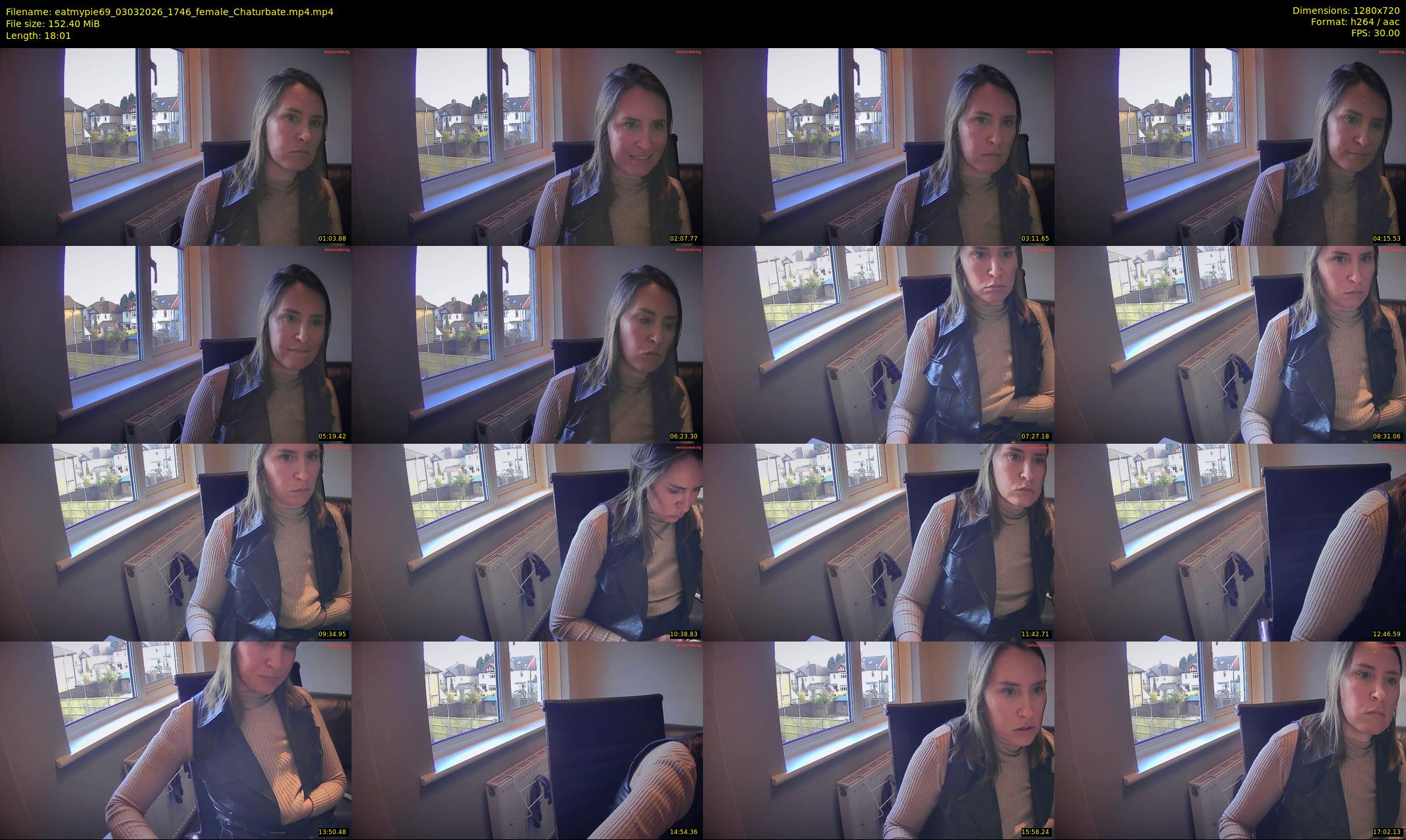 eatmypie69 — 19 minute Chaturbate female cam show recording, 720p, Mar 3, 2026