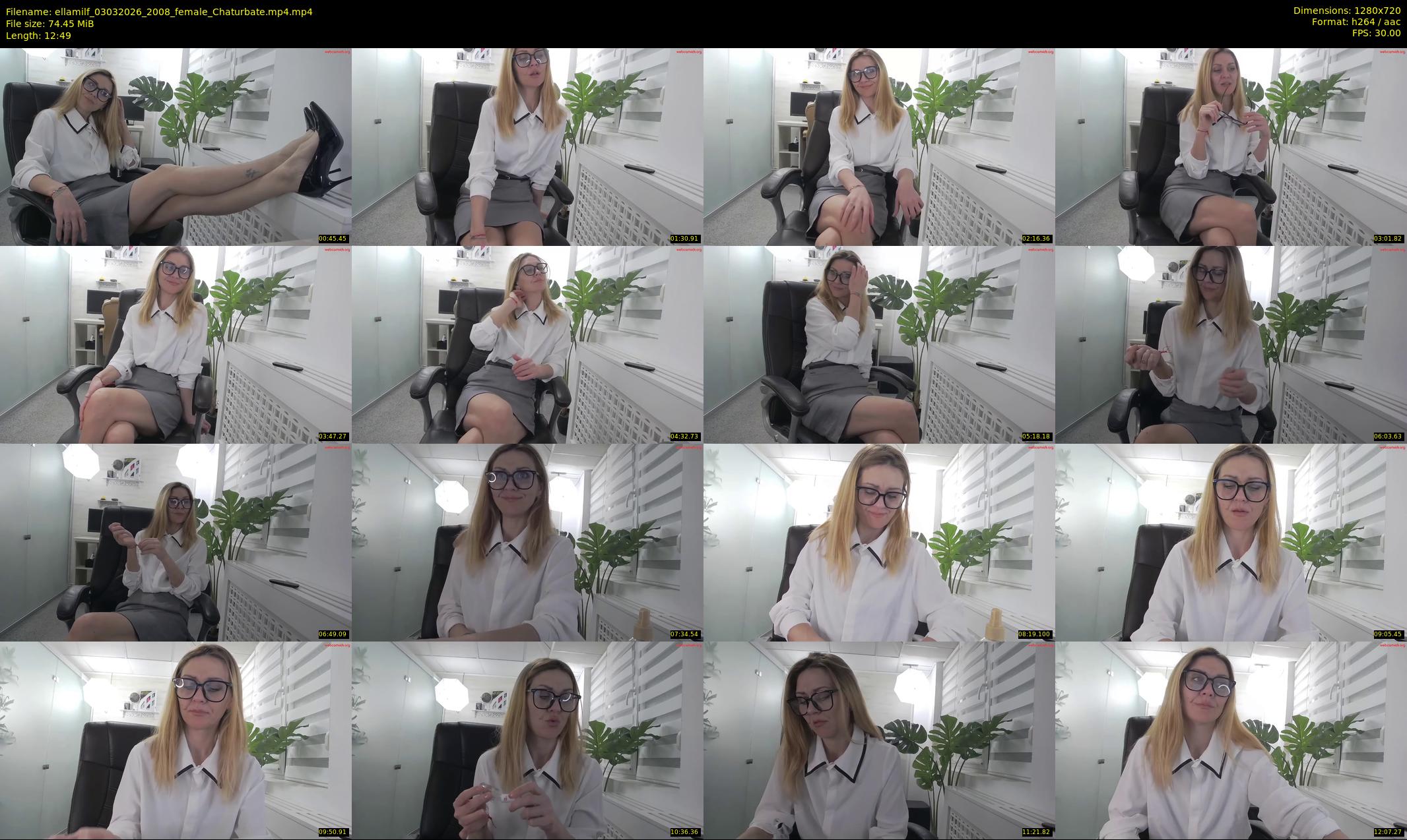 ellamilf — 13 minute Chaturbate female cam show recording, 720p, Mar 3, 2026
