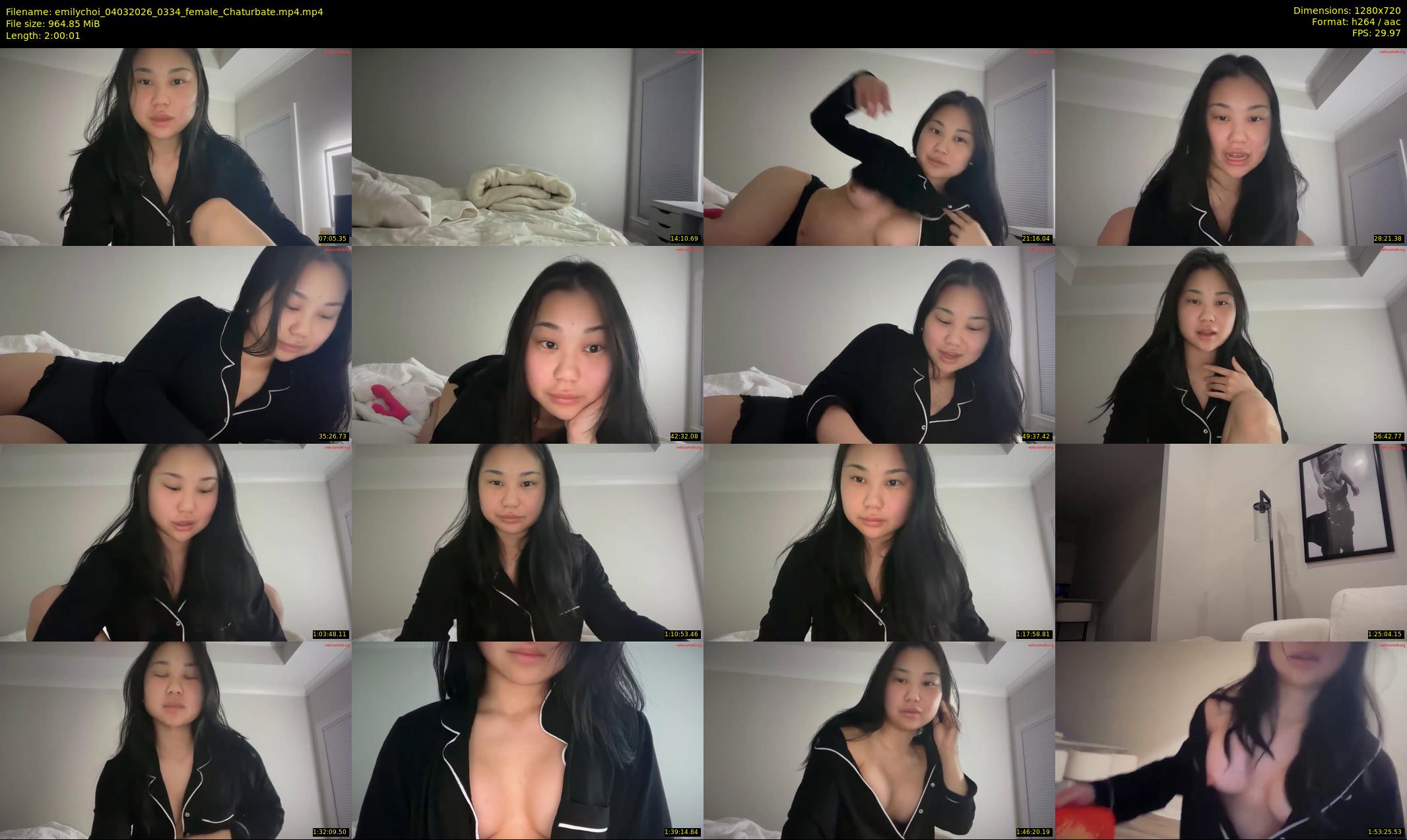 emilychoi — 121 minute Chaturbate female cam show recording, 720p, Mar 4, 2026