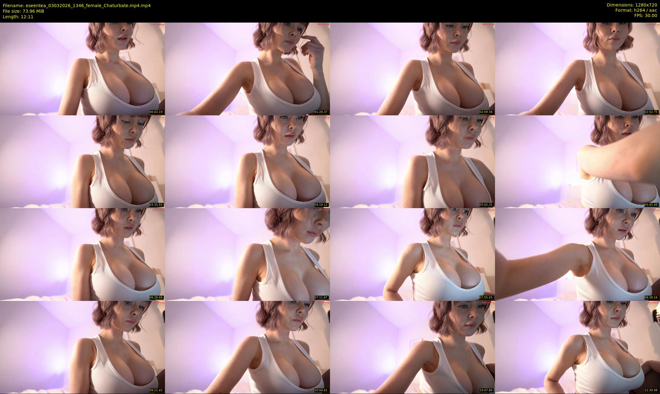 eseentea — 13 minute Chaturbate female cam show recording, 720p, Mar 3, 2026