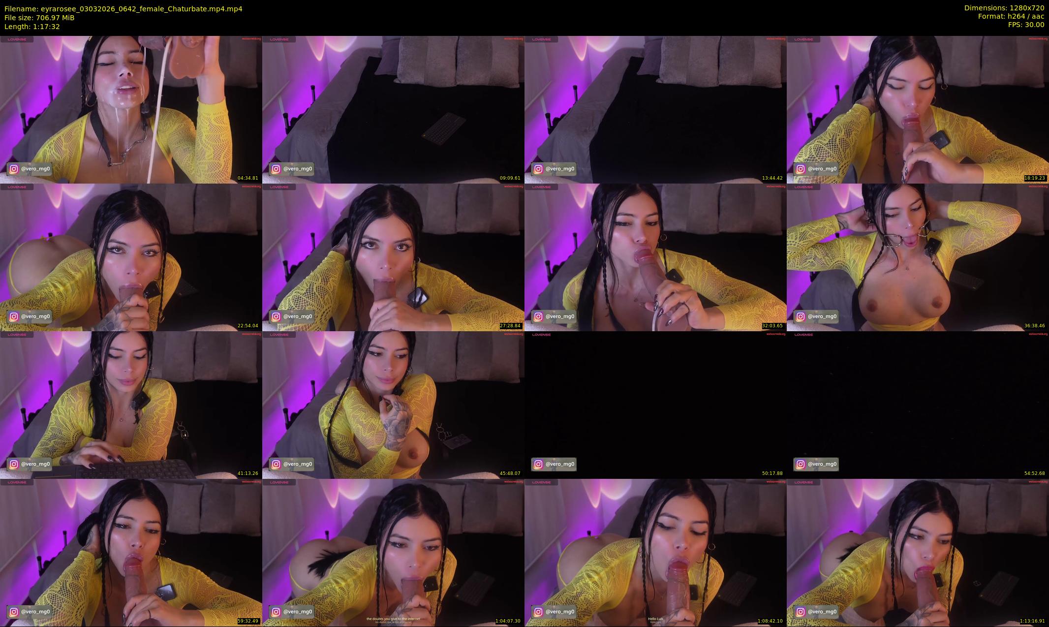 eyrarosee — 78 minute Chaturbate female cam show recording, 720p, Mar 3, 2026