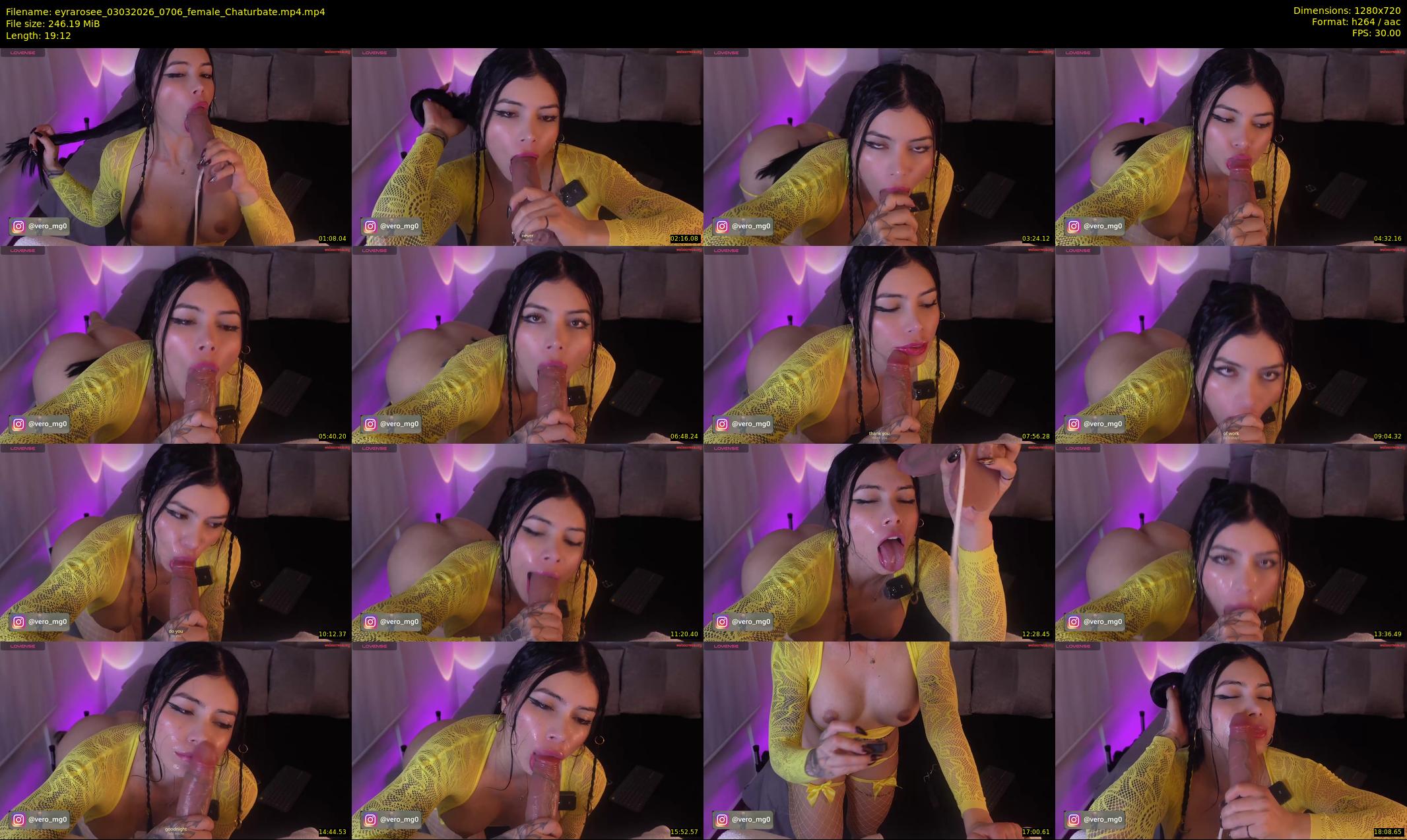 eyrarosee — 20 minute Chaturbate female cam show recording, 720p, Mar 3, 2026