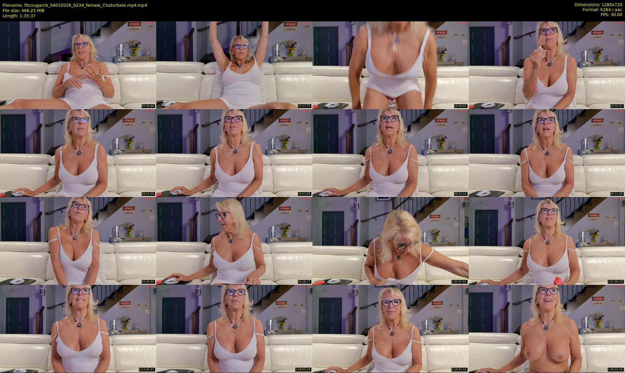 fitcougarcb — 96 minute Chaturbate female cam show recording, 720p, Mar 4, 2026