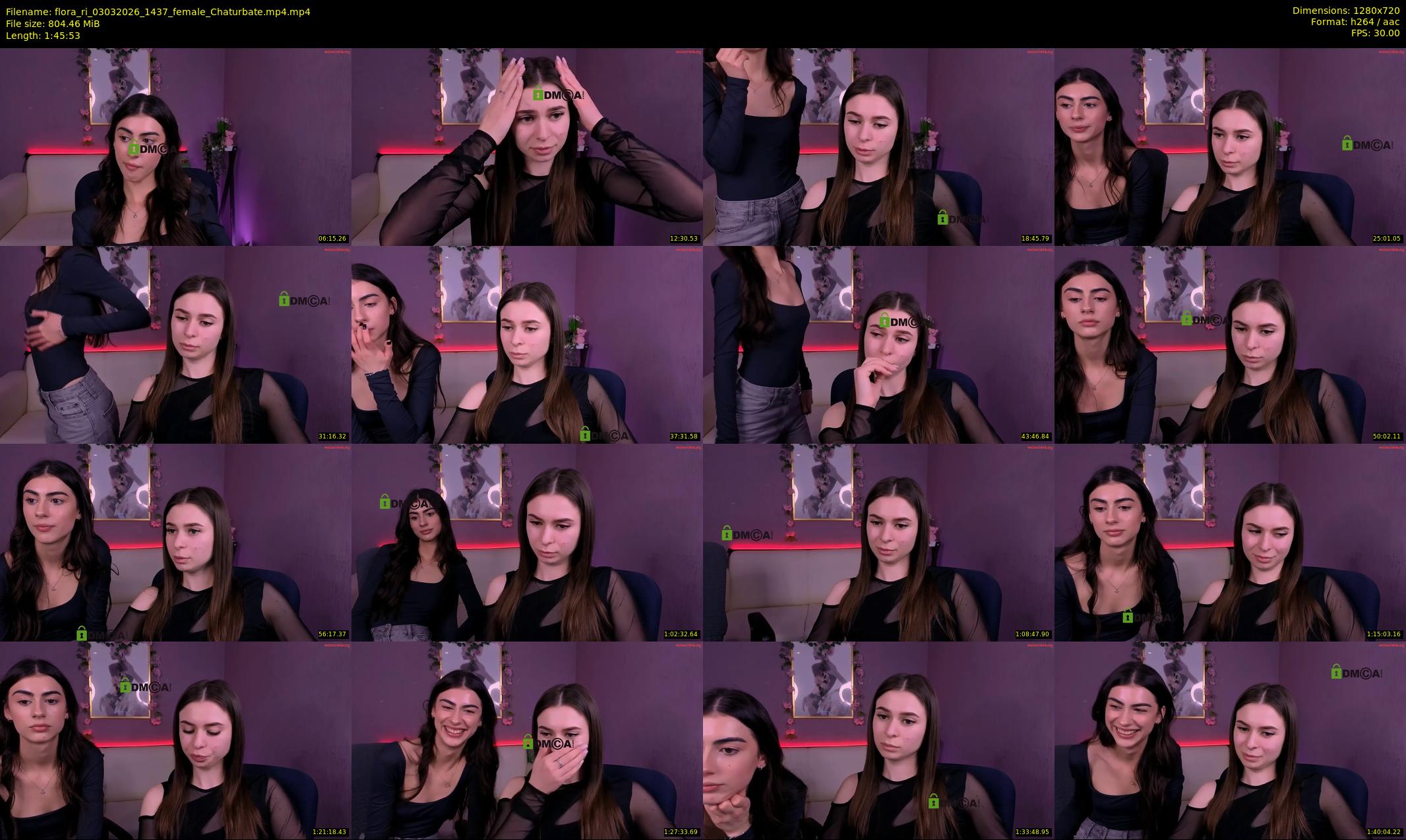flora_ri — 106 minute Chaturbate female cam show recording, 720p, Mar 3, 2026