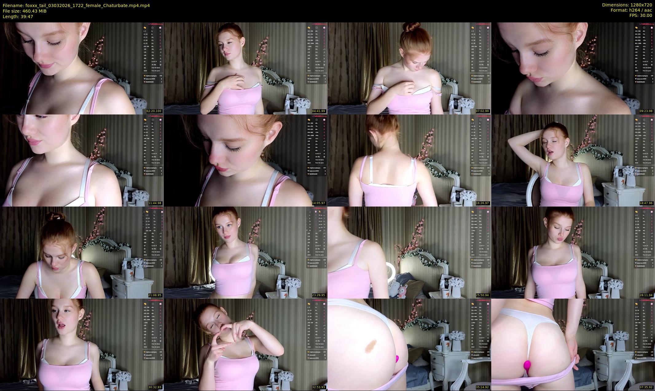 foxxx_tail — 40 minute Chaturbate female cam show recording, 720p, Mar 3, 2026