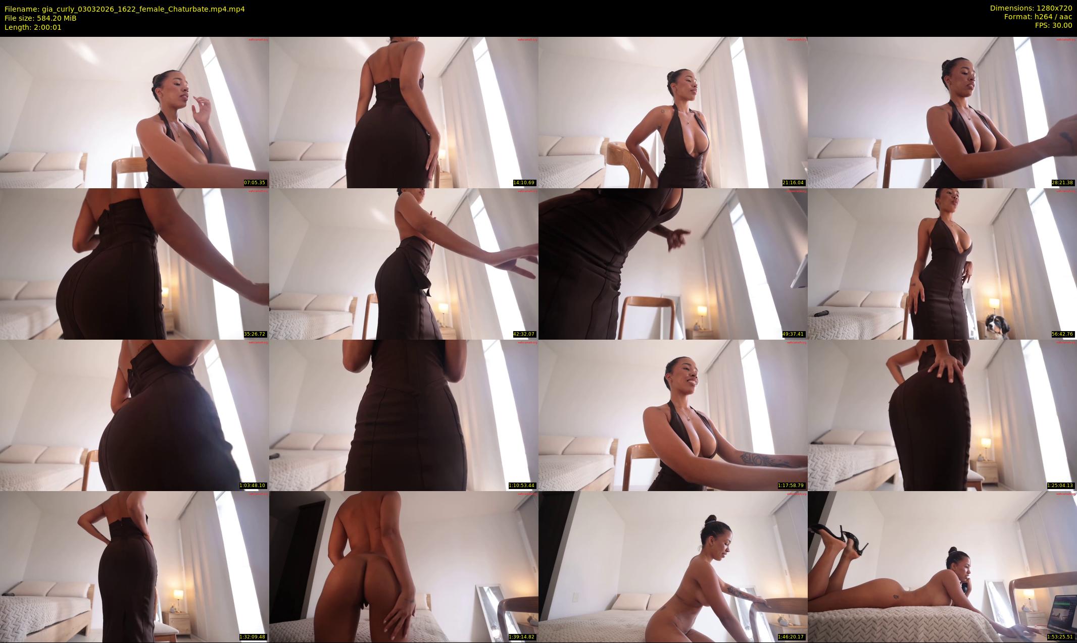 gia_curly — 121 minute Chaturbate female cam show recording, 720p, Mar 3, 2026