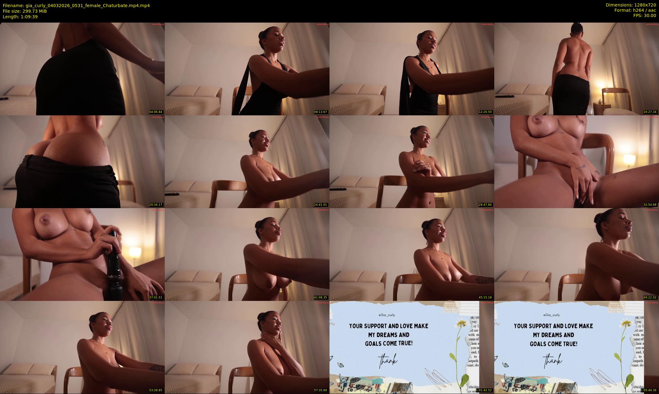 gia_curly — 70 minute Chaturbate female cam show recording, 720p, Mar 4, 2026