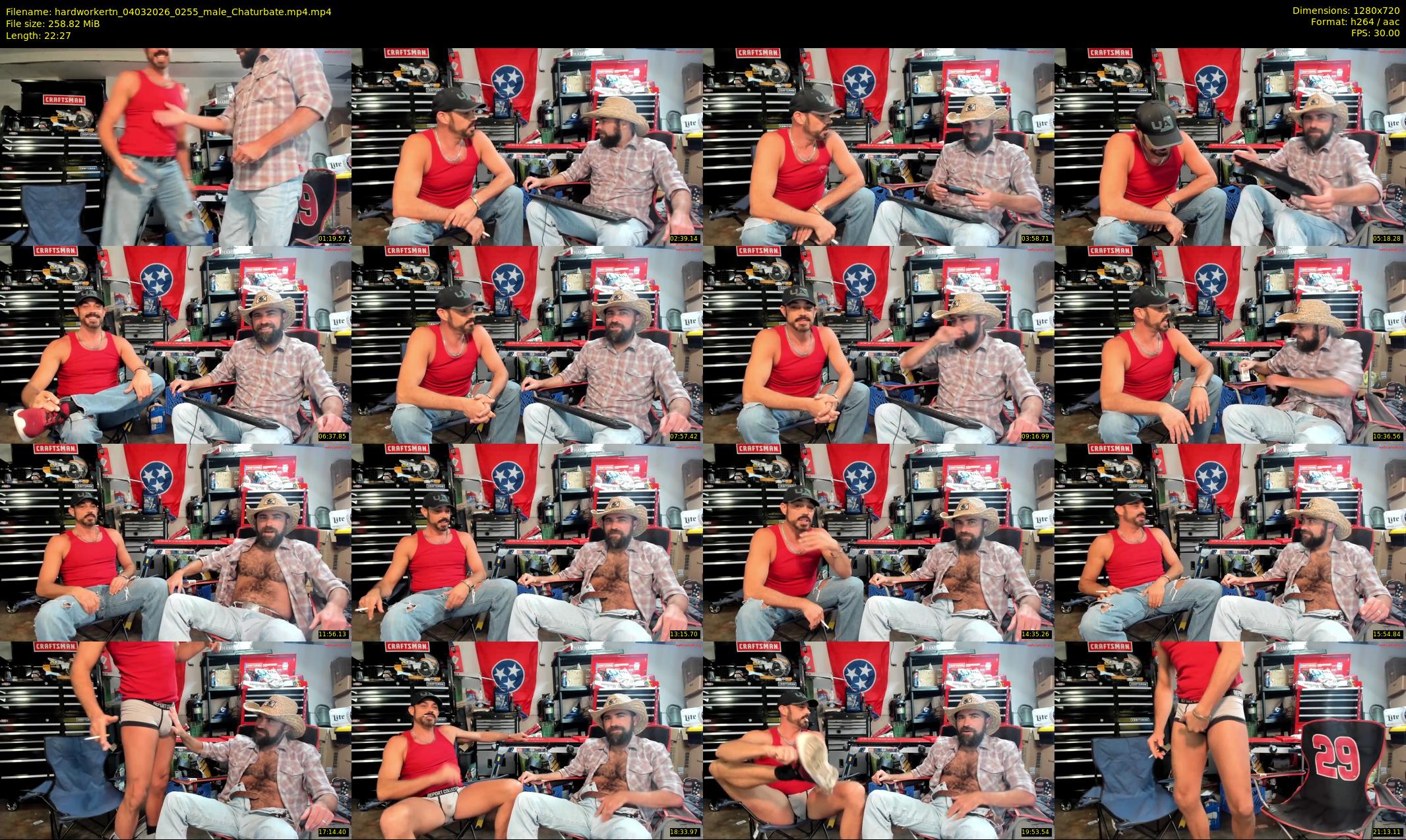 hardworkertn — 23 minute Chaturbate male cam show recording, 720p, Mar 4, 2026