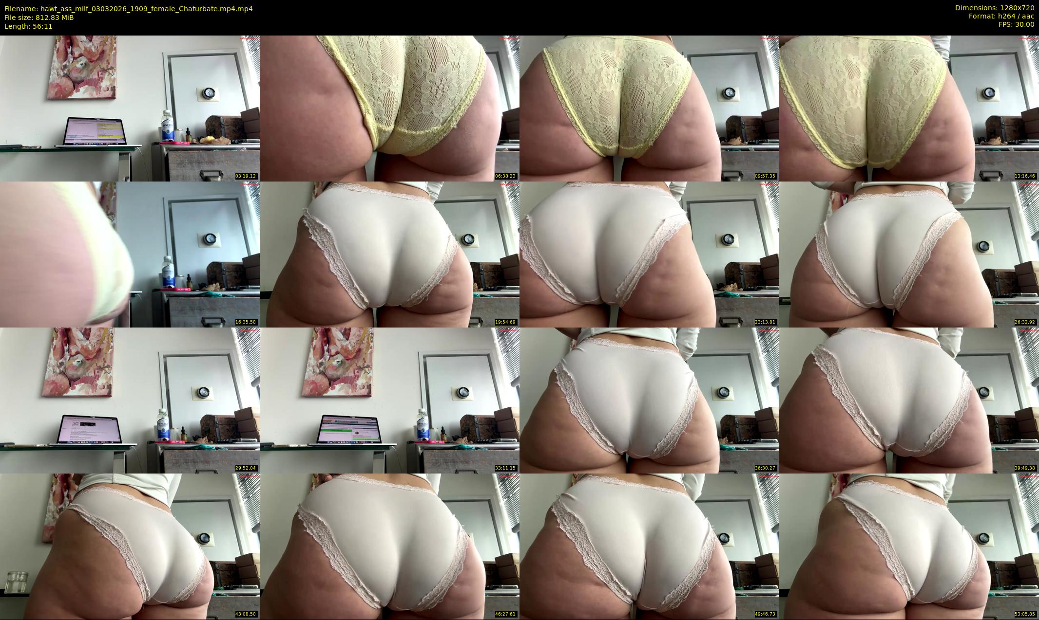 hawt_ass_milf — 57 minute Chaturbate female cam show recording, 720p, Mar 3, 2026