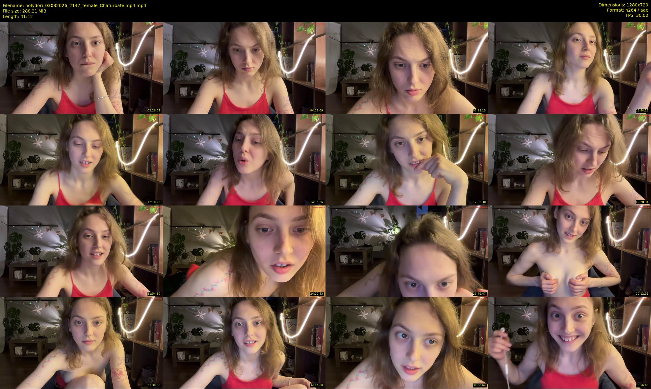 holydori — 42 minute Chaturbate female cam show recording, 720p, Mar 3, 2026