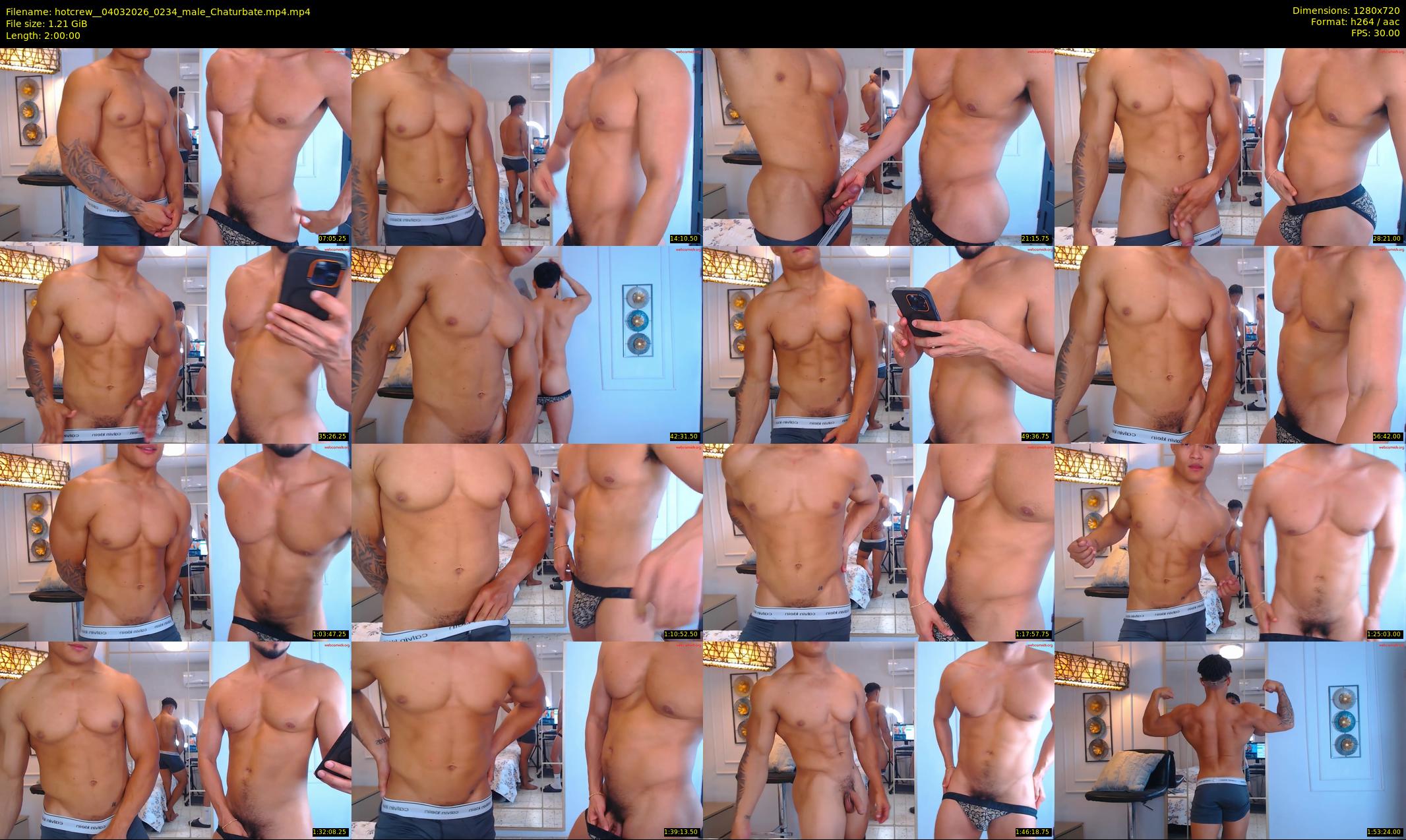 hotcrew_ — 120 minute Chaturbate male cam show recording, 720p, Mar 4, 2026