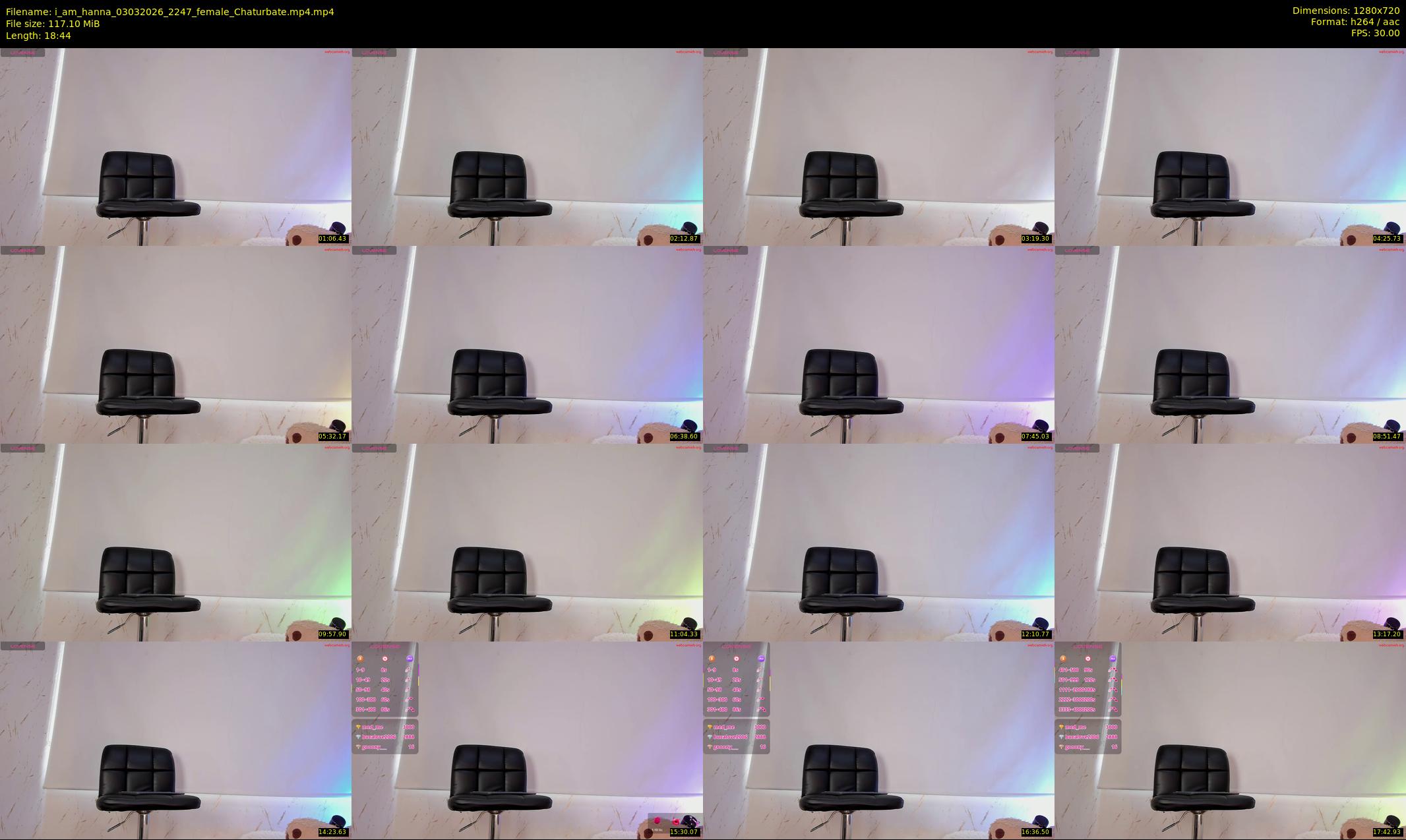 i_am_hanna — 19 minute Chaturbate female cam show recording, 720p, Mar 3, 2026