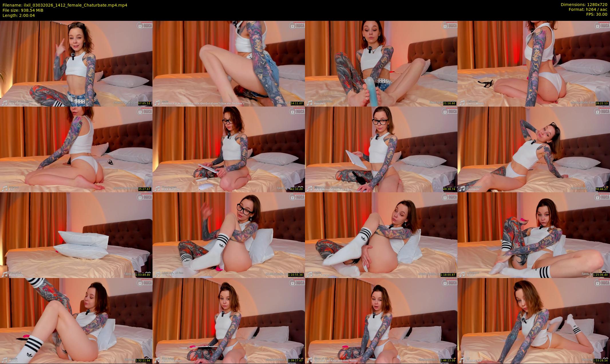 ilxil — 121 minute Chaturbate female cam show recording, 720p, Mar 3, 2026