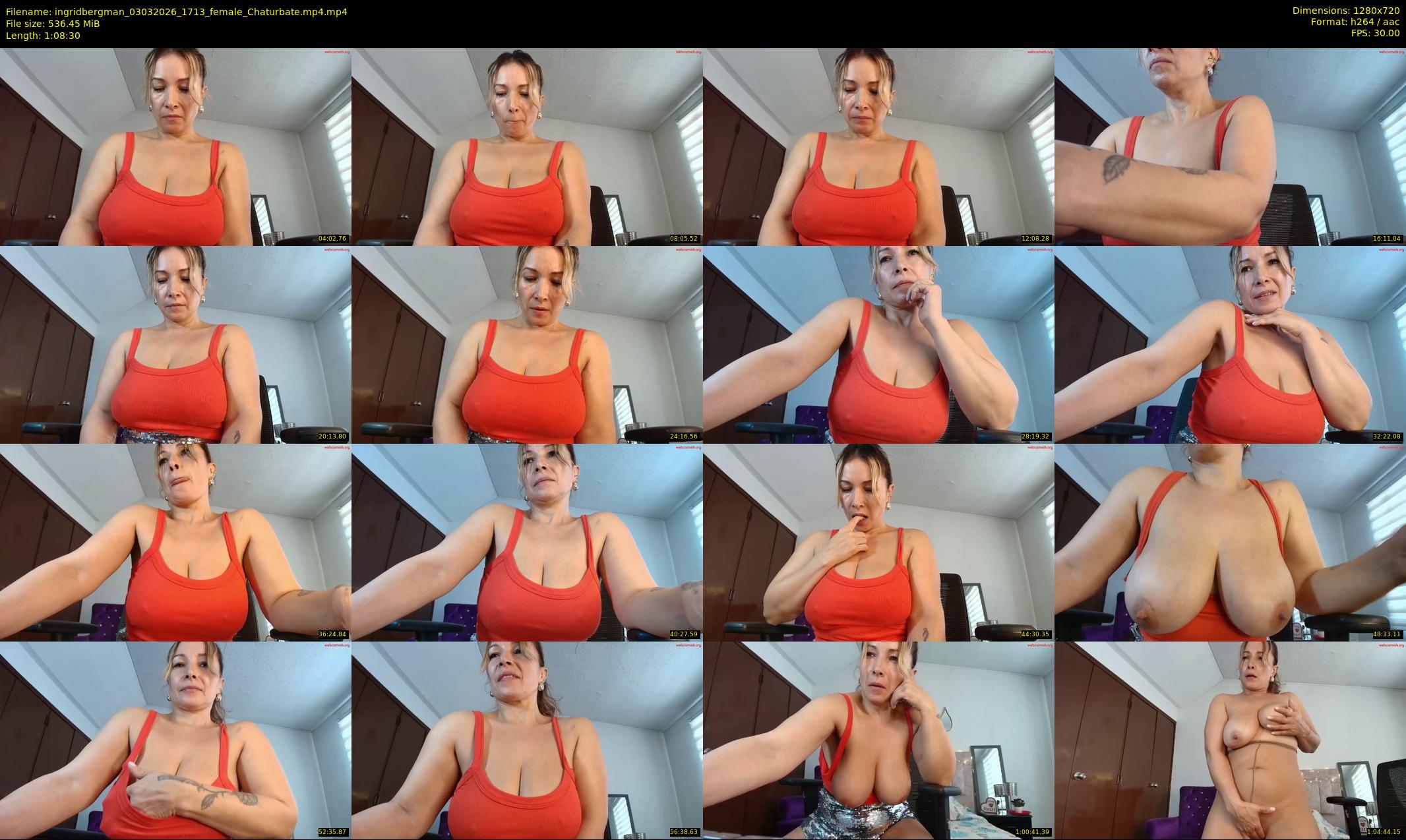 ingridbergman — 69 minute Chaturbate female cam show recording, 720p, Mar 3, 2026