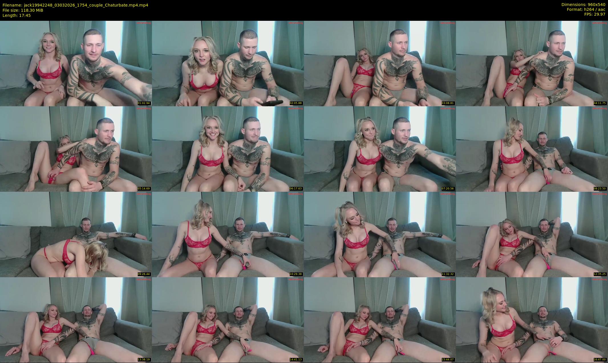 jack19942248 — 18 minute Chaturbate couple cam show recording, 480p, Mar 3, 2026