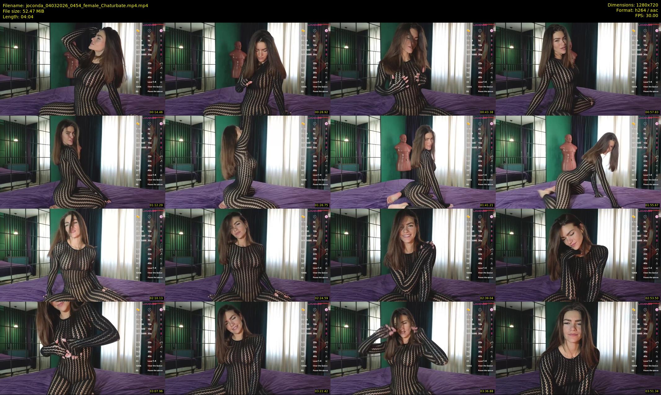joconda — 5 minute Chaturbate female cam show recording, 720p, Mar 4, 2026