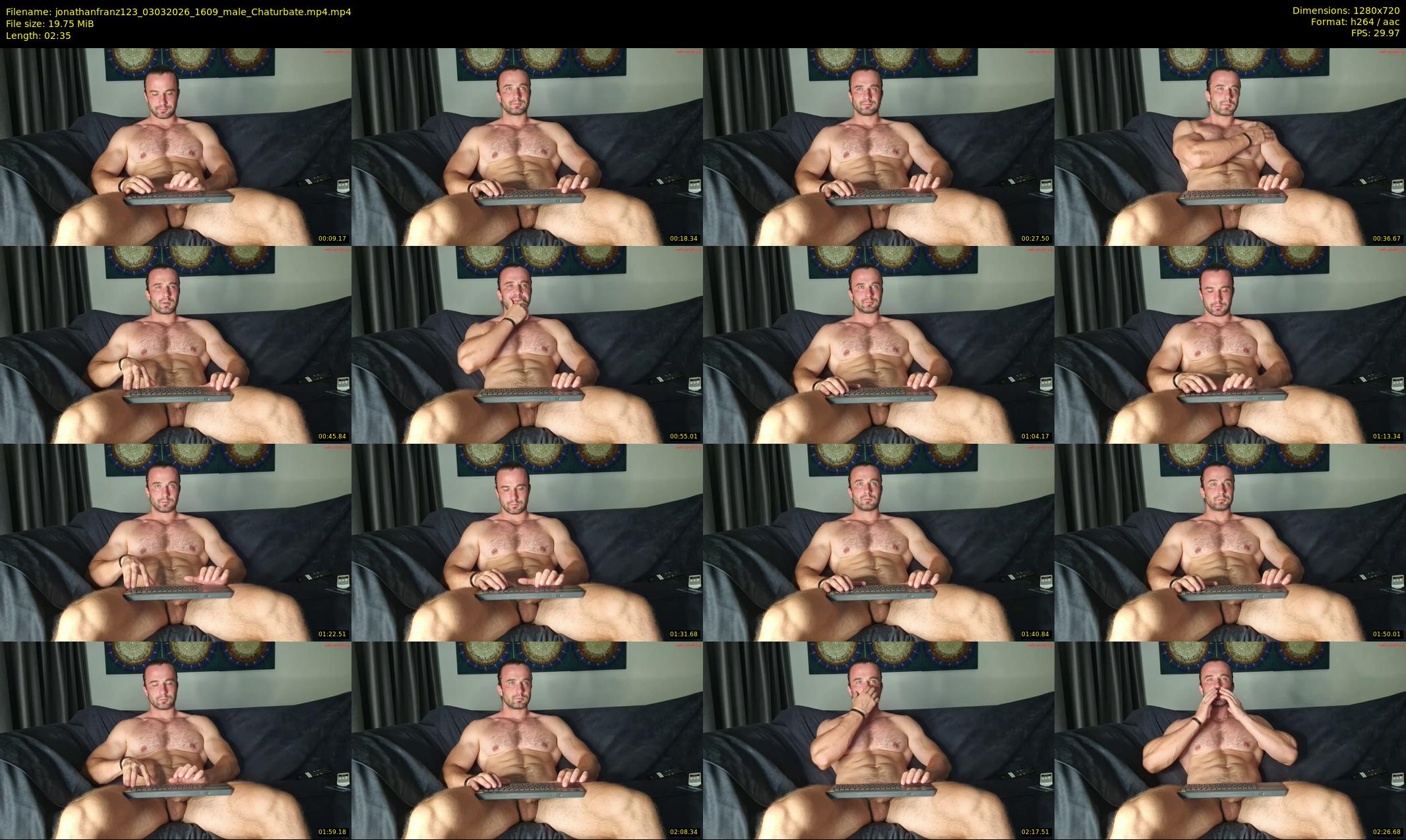 jonathanfranz123 — 3 minute Chaturbate male cam show recording, 720p, Mar 3, 2026