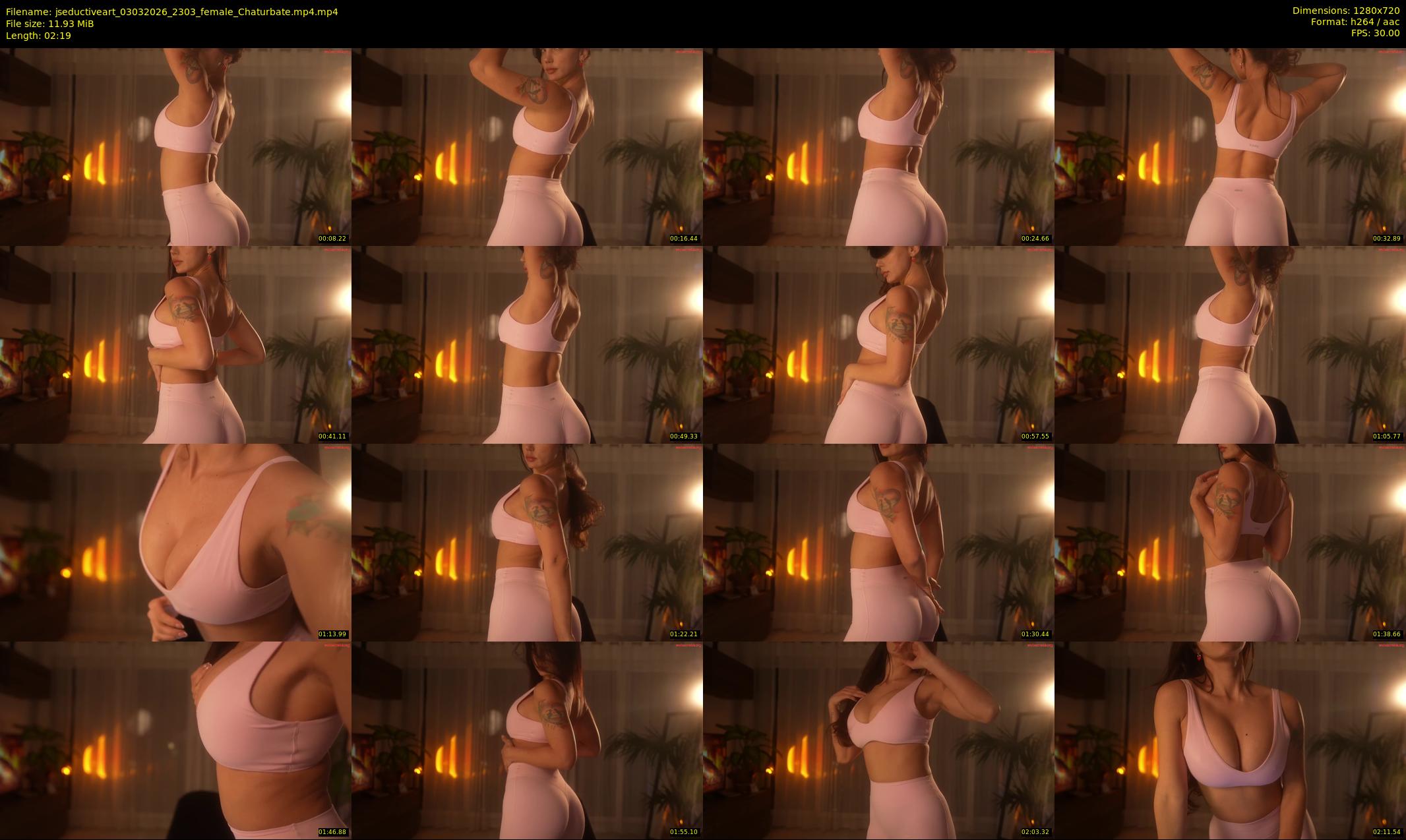 jseductiveart — 3 minute Chaturbate female cam show recording, 720p, Mar 3, 2026