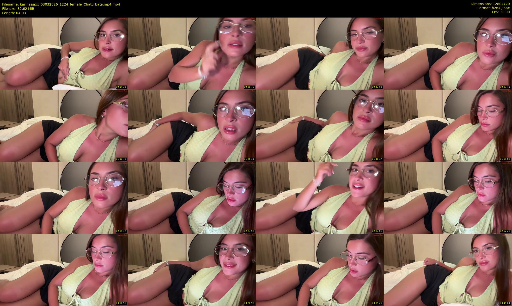 karinaaaxx — 5 minute Chaturbate female cam show recording, 720p, Mar 3, 2026
