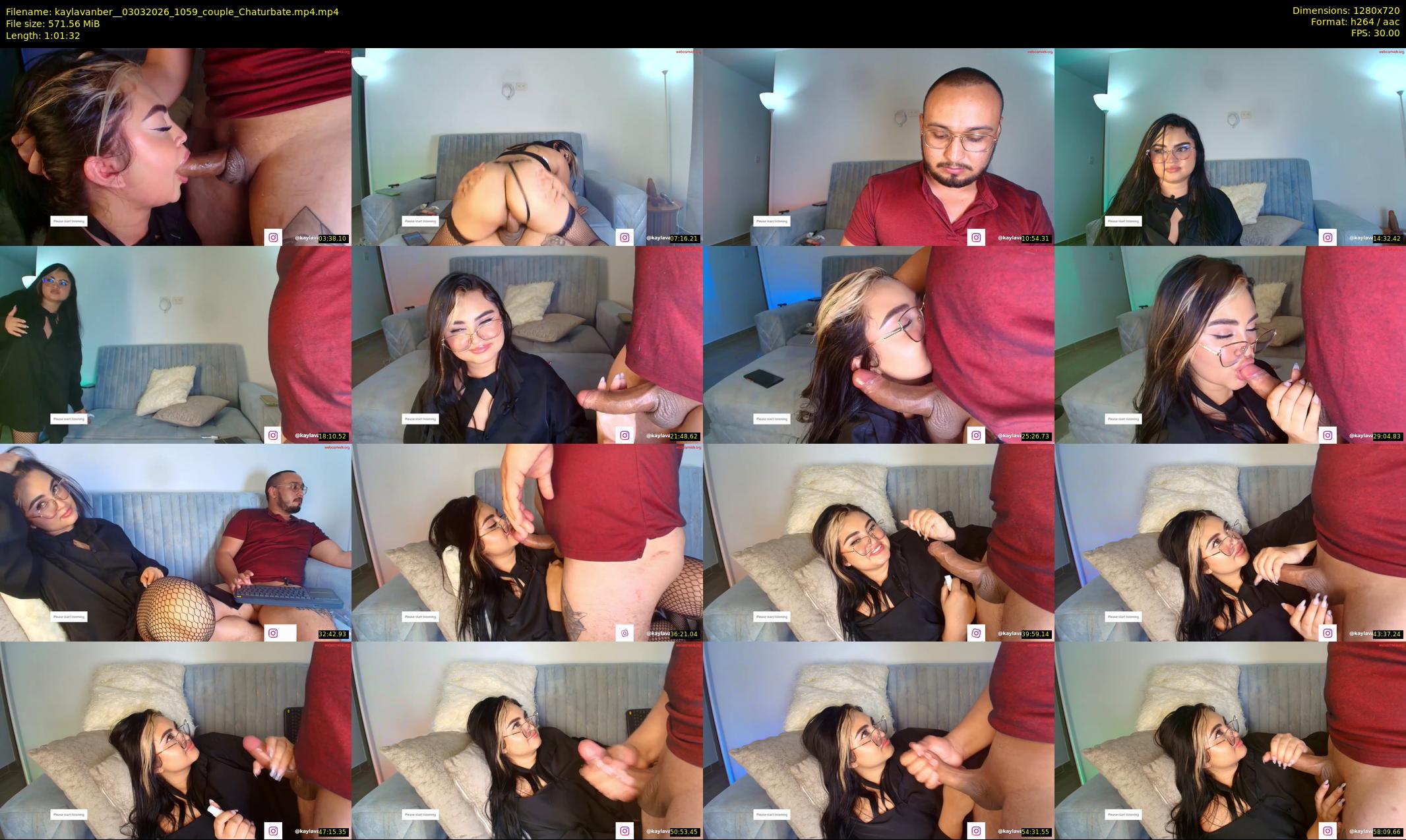 kaylavanber_ — 62 minute Chaturbate couple cam show recording, 720p, Mar 3, 2026