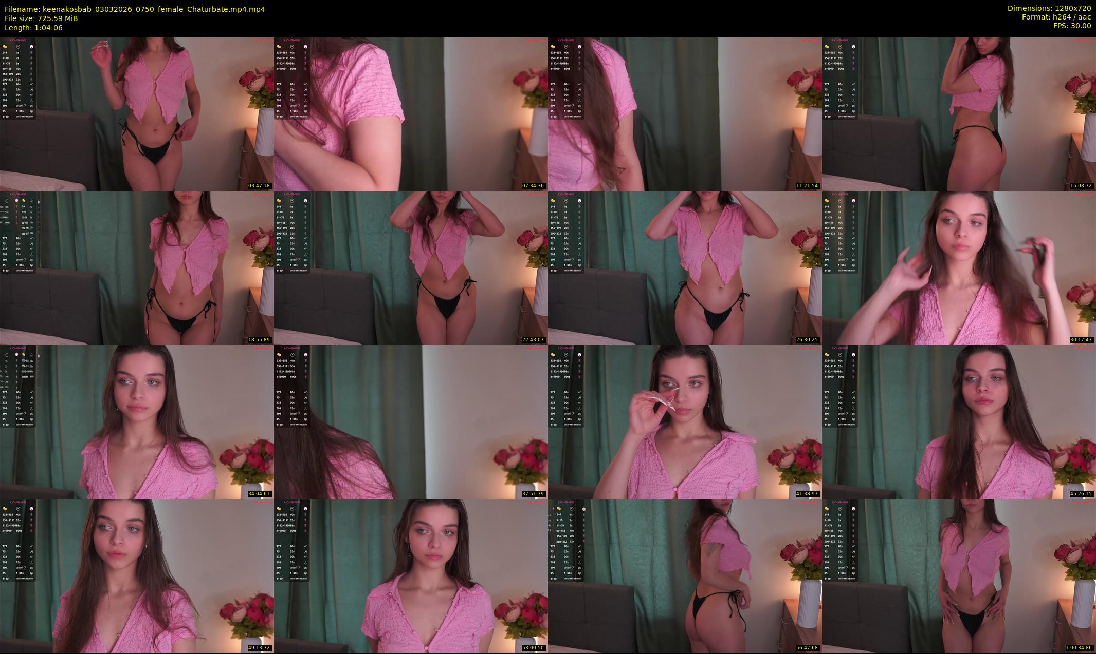 keenakosbab — 65 minute Chaturbate female cam show recording, 720p, Mar 3, 2026