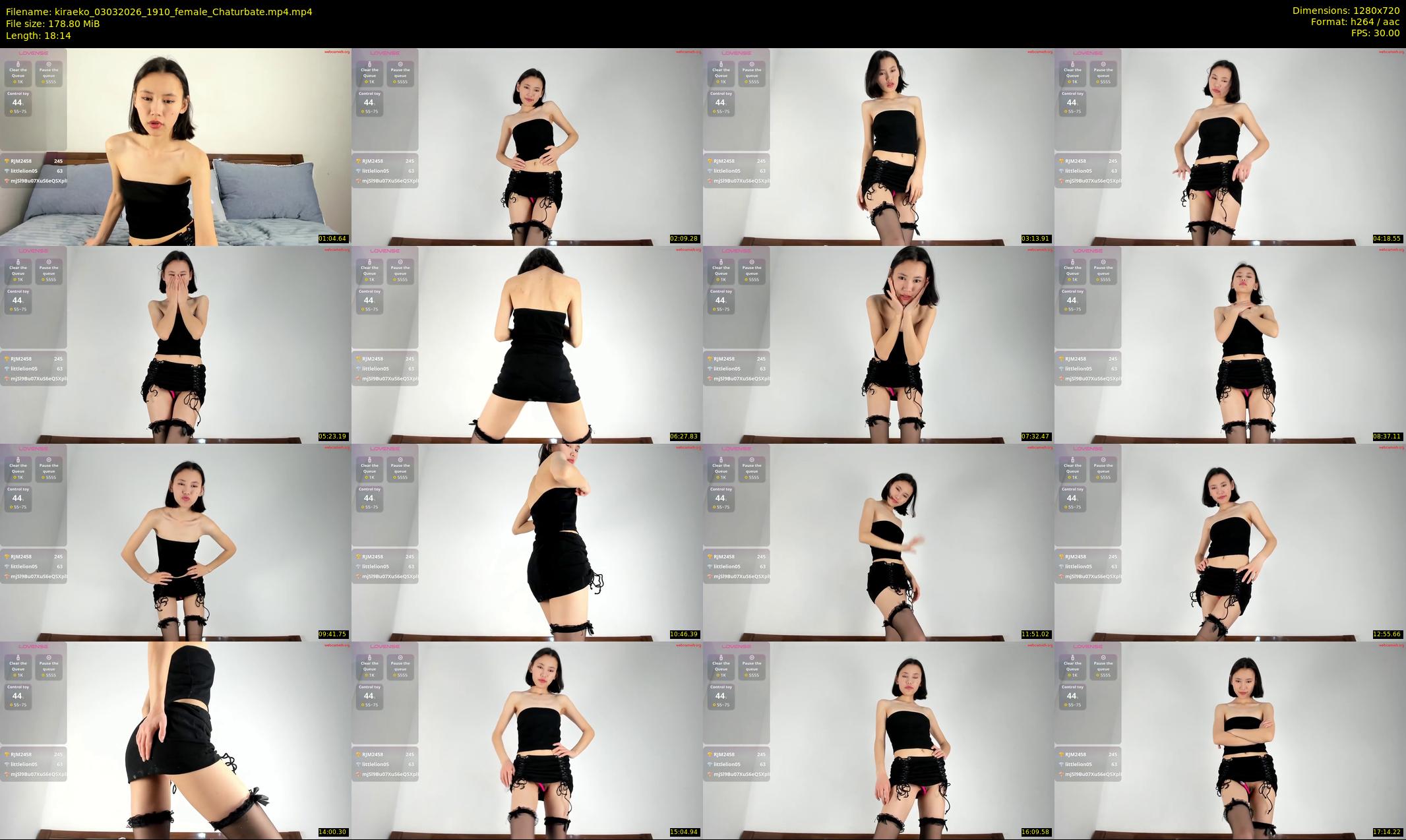 kiraeko — 19 minute Chaturbate female cam show recording, 720p, Mar 3, 2026
