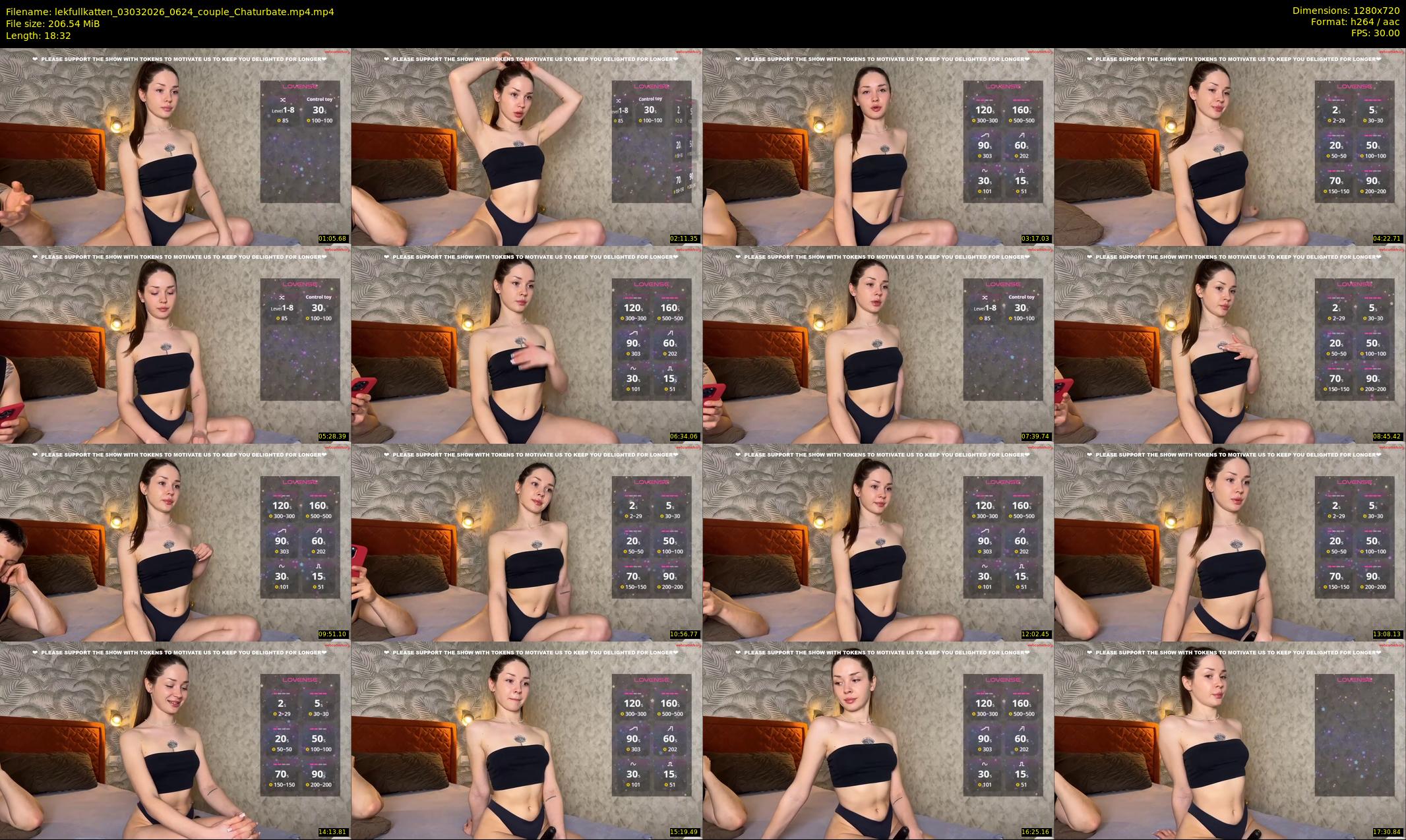 lekfullkatten — 19 minute Chaturbate couple cam show recording, 720p, Mar 3, 2026
