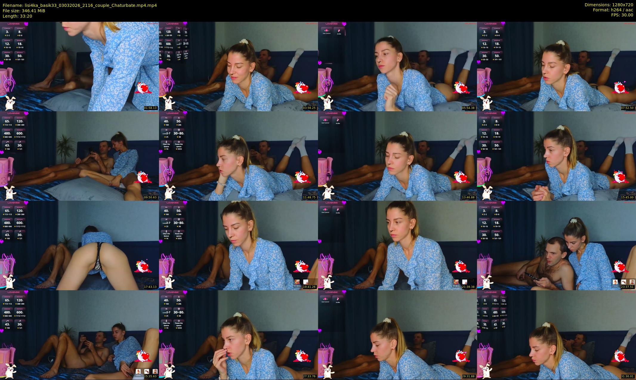lisi4ka_basik33 — 34 minute Chaturbate couple cam show recording, 720p, Mar 3, 2026