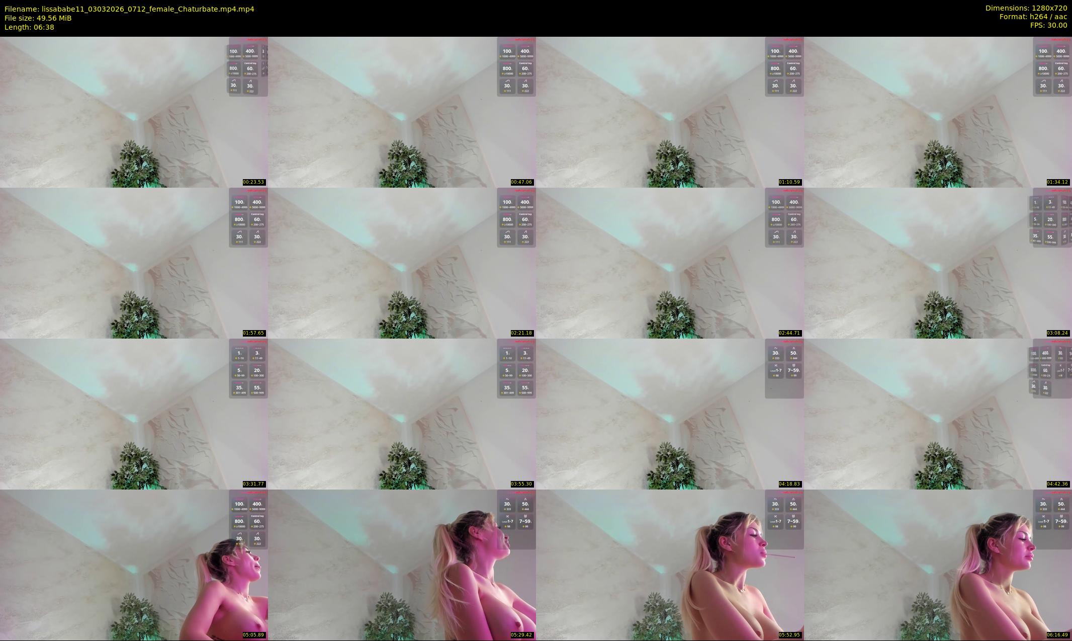 lissababe11 — 7 minute Chaturbate female cam show recording, 720p, Mar 3, 2026