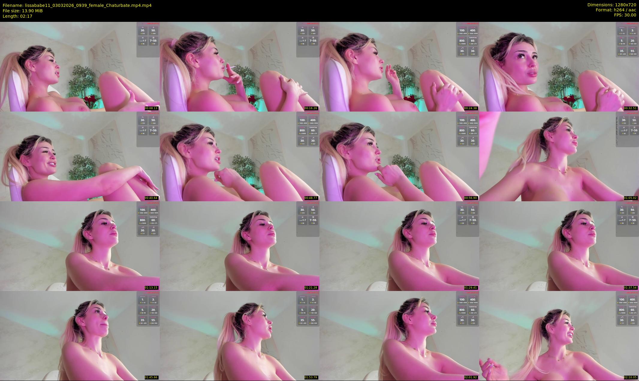 lissababe11 — 3 minute Chaturbate female cam show recording, 720p, Mar 3, 2026