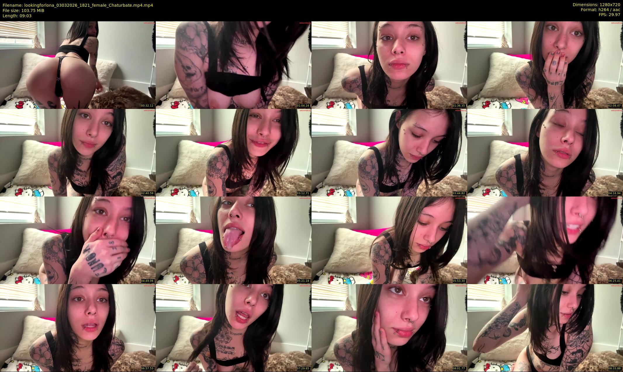 lookingforlona — 10 minute Chaturbate female cam show recording, 720p, Mar 3, 2026