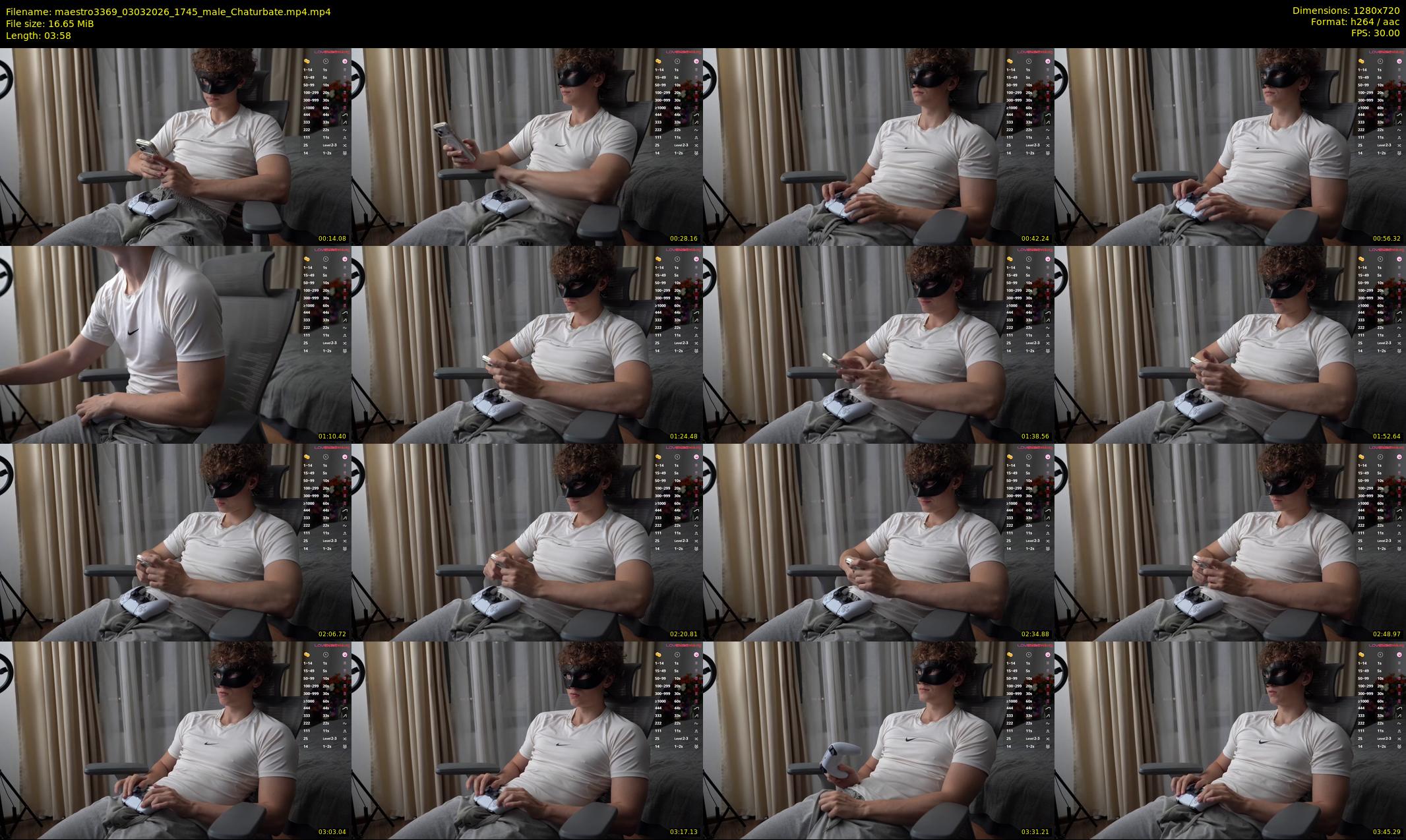 maestro3369 — 4 minute Chaturbate male cam show recording, 720p, Mar 3, 2026