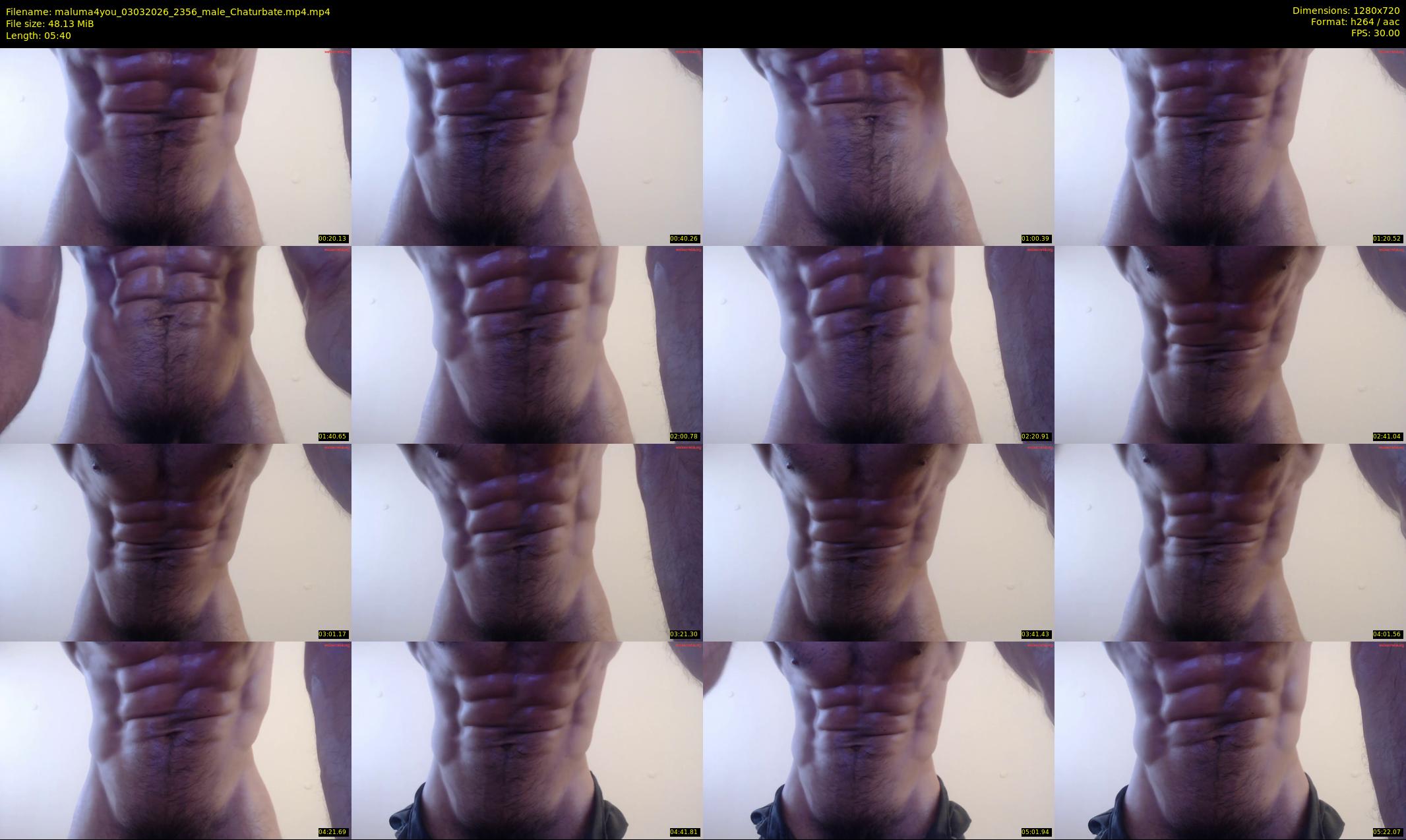 maluma4you — 6 minute Chaturbate male cam show recording, 720p, Mar 3, 2026