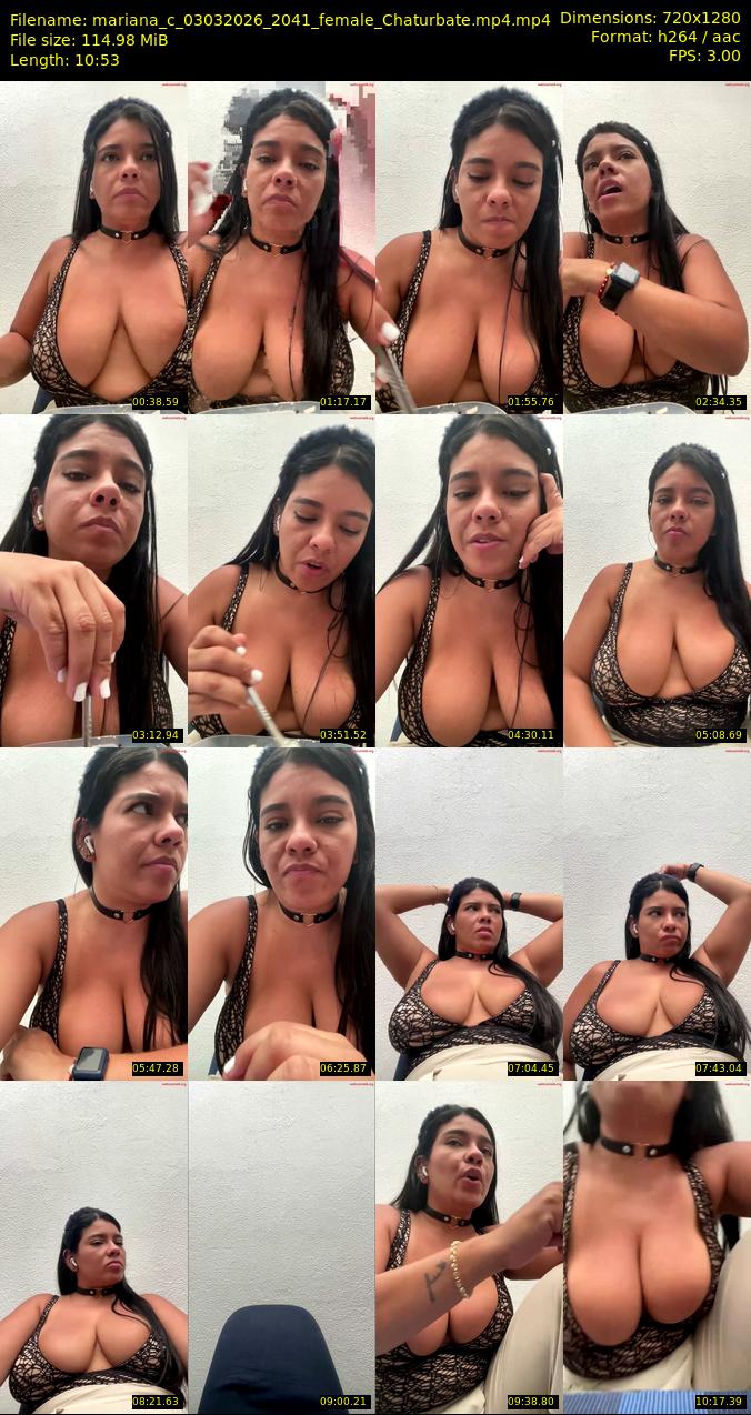 mariana_c — 11 minute Chaturbate female cam show recording, 1080p, Mar 3, 2026