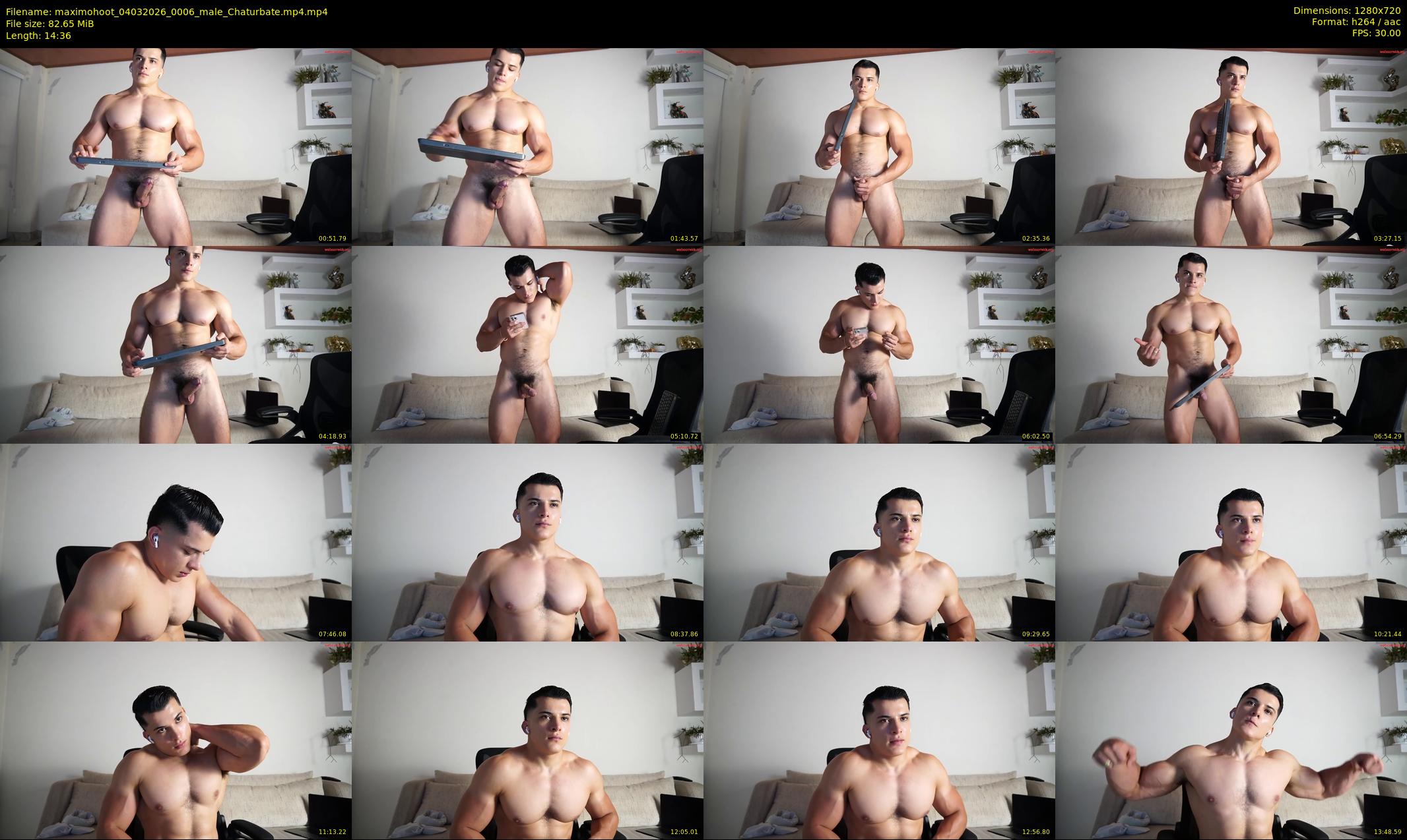 maximohoot — 15 minute Chaturbate male cam show recording, 720p, Mar 4, 2026