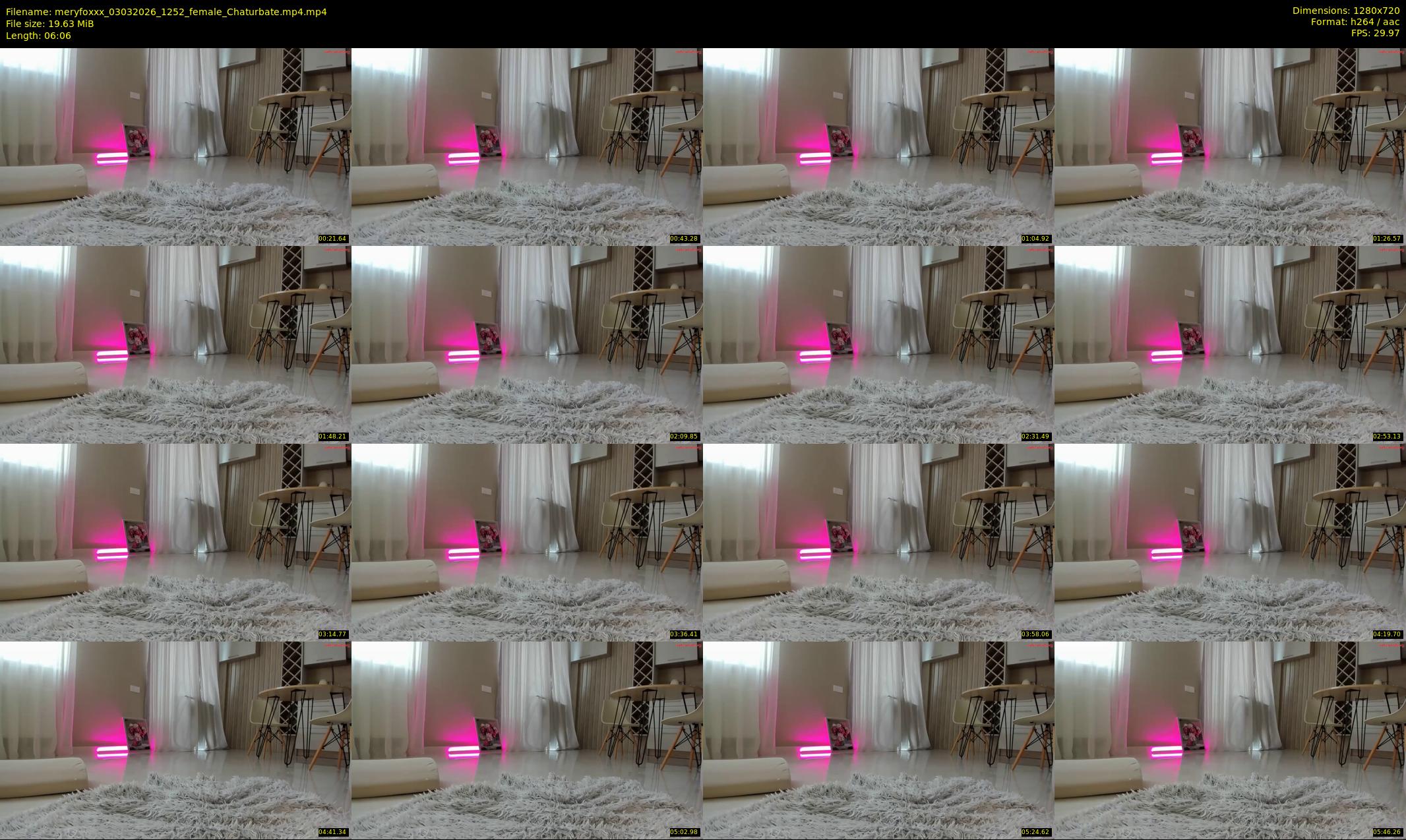 meryfoxxx — 7 minute Chaturbate female cam show recording, 720p, Mar 3, 2026