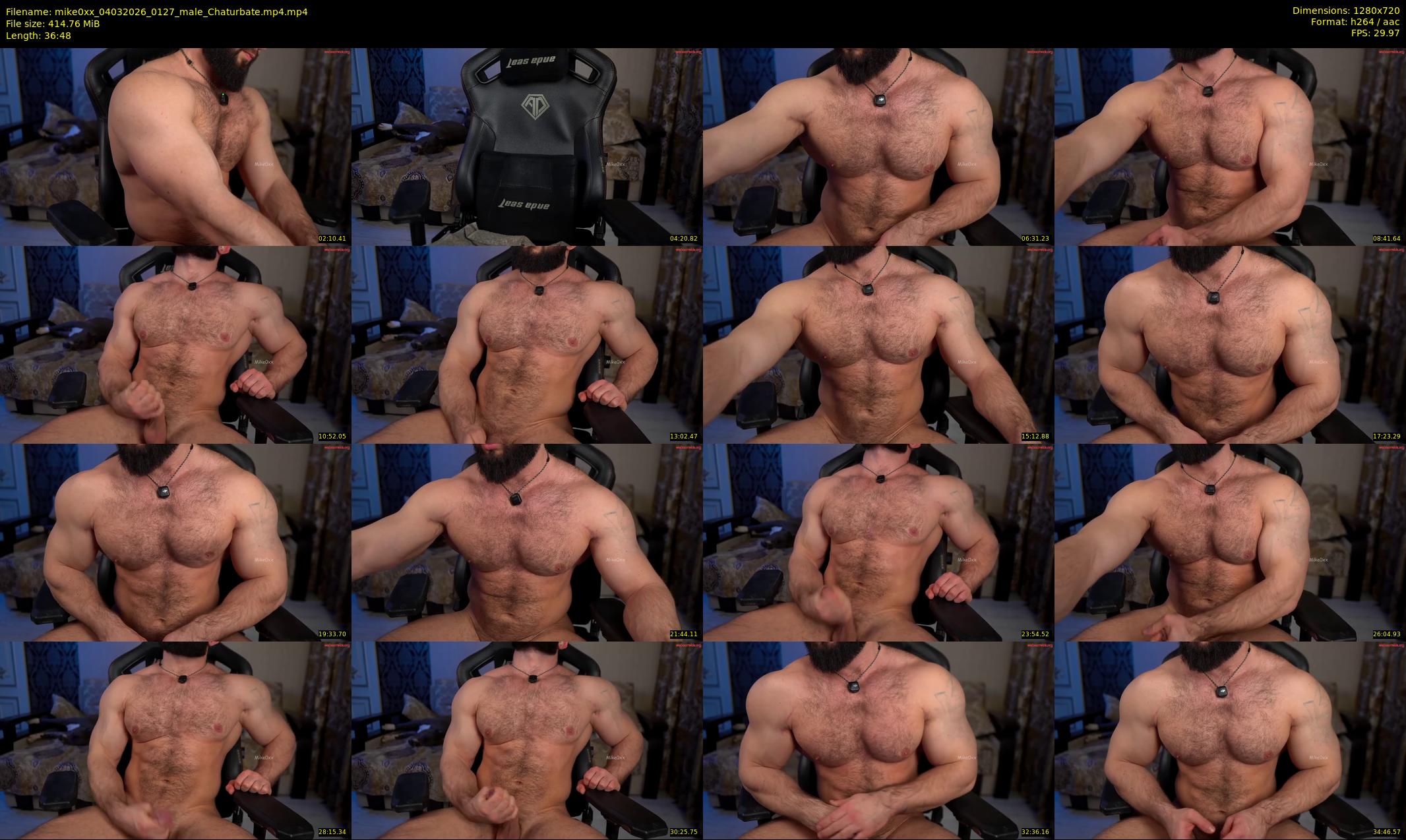mike0xx — 37 minute Chaturbate male cam show recording, 720p, Mar 4, 2026