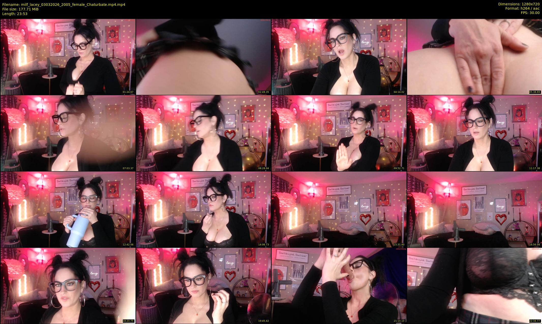 milf_lacey — 24 minute Chaturbate female cam show recording, 720p, Mar 3, 2026