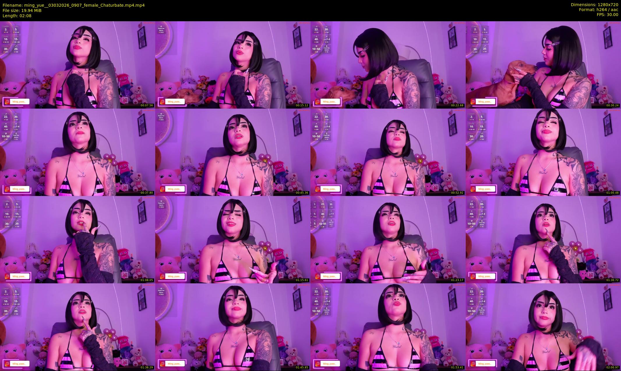 ming_yue_ — 3 minute Chaturbate female cam show recording, 720p, Mar 3, 2026