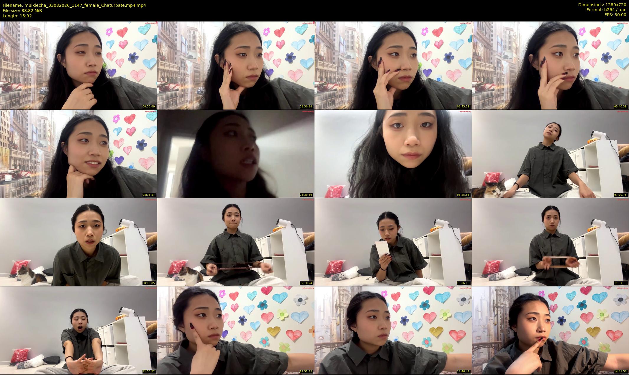 muiklecha — 16 minute Chaturbate female cam show recording, 720p, Mar 3, 2026