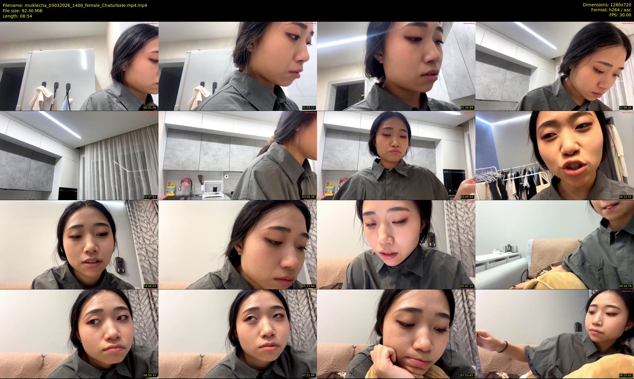 muiklecha — 9 minute Chaturbate female cam show recording, 720p, Mar 3, 2026