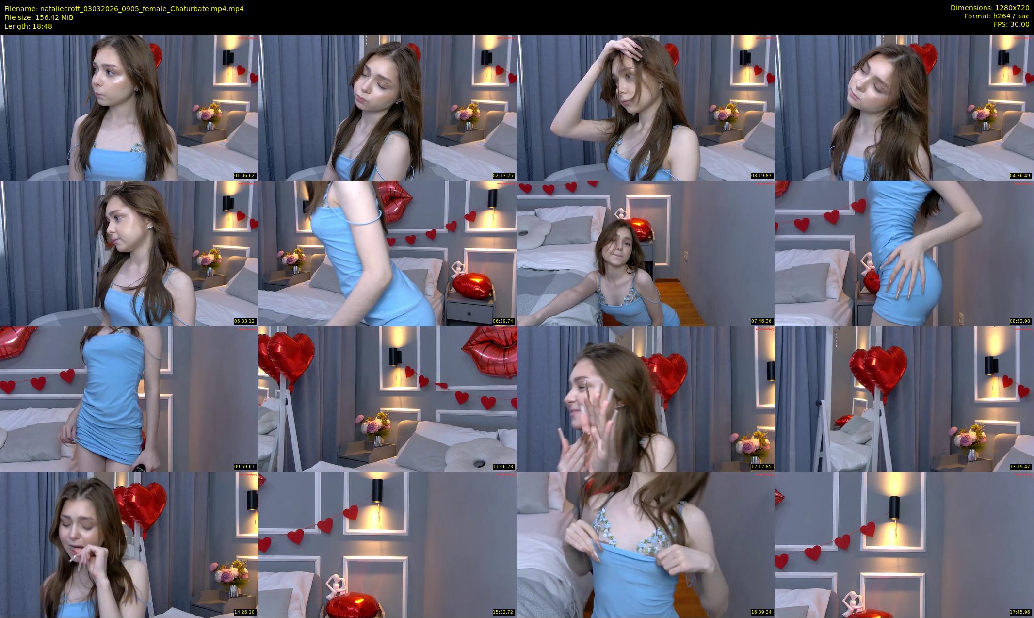 nataliecroft — 19 minute Chaturbate female cam show recording, 720p, Mar 3, 2026