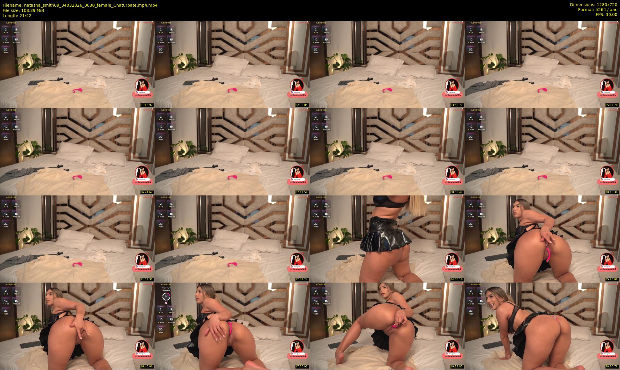 natasha_smith09 — 22 minute Chaturbate female cam show recording, 720p, Mar 4, 2026