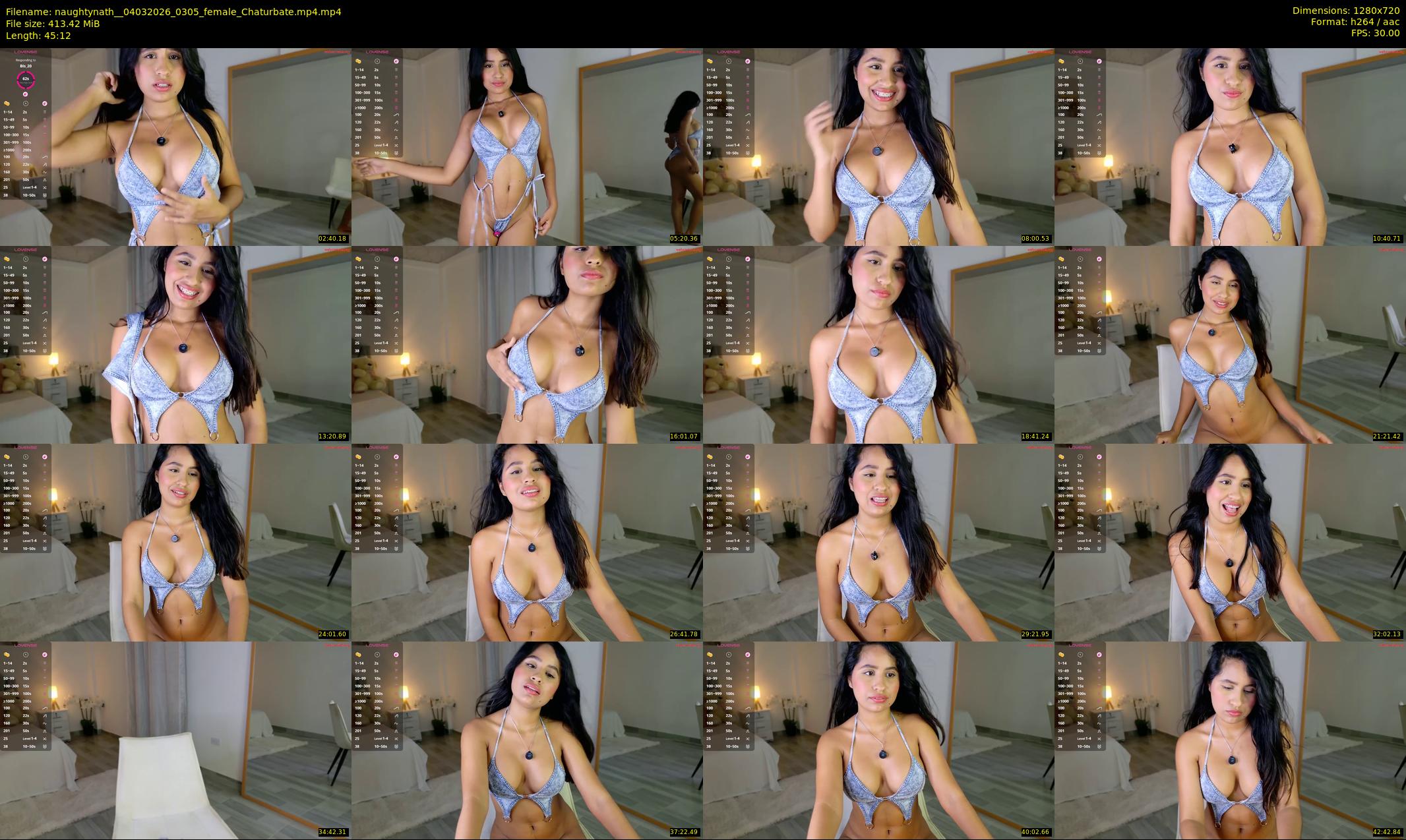 naughtynath_ — 46 minute Chaturbate female cam show recording, 720p, Mar 4, 2026